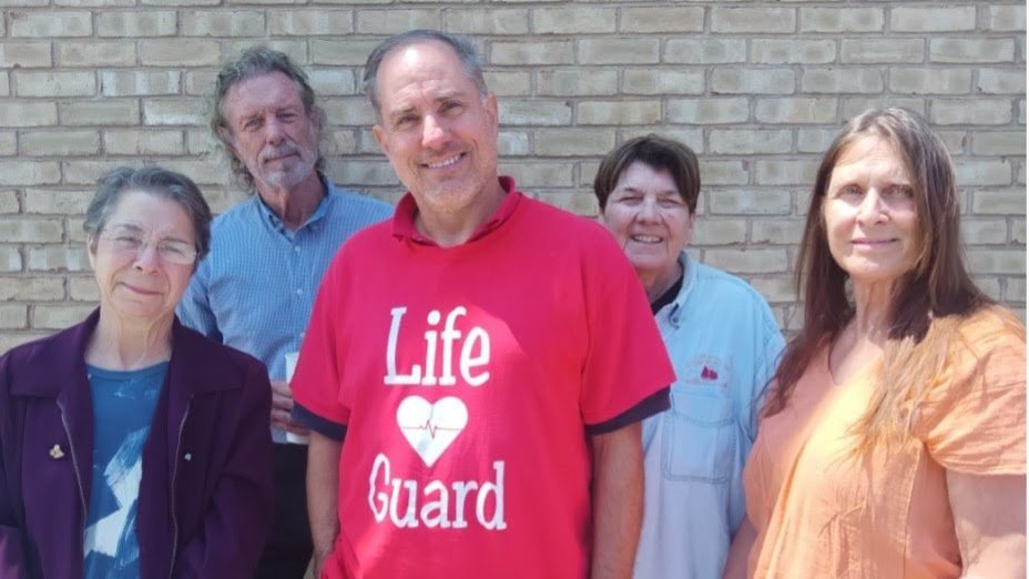 Pictured in an undated photo are Red Rose Rescuers left to right: Monica M. Miller, Eric Holmberg, Will Goodman, ChristyAnne Collins and Patrice Woodworth-Crandall. Not pictured is Joan Bell, who had not yet bonded out of jail. On Jan. 23, 2025, Bell, 77, of Montague City, N.J., and Goodman, 55, originally from Madison, Wis., but homeless since 2017, had been pardoned by President Donald Trump for violating the Free Access to Clinic Entrances, or FACE, Act, for their participation in clinic blockades known as "rescues." (OSV News photo/Red Rose Rescuers)