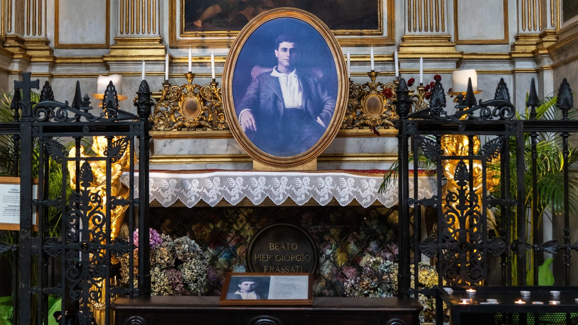 Blessed Pier Giorgio Frassati's burial site in Turin, Italy. (Isabel Cacho)