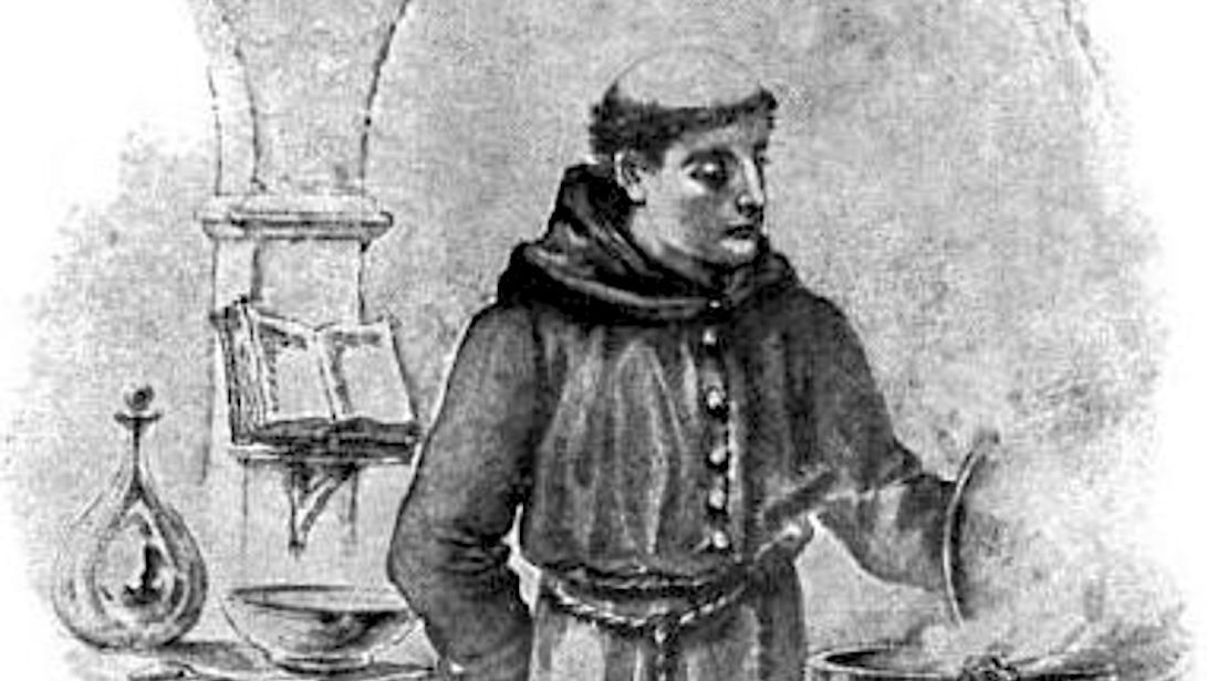 Brother Lawrence depicted in a book published by Fleming Revell Co., circa 1900. (Wikimedia Commons)