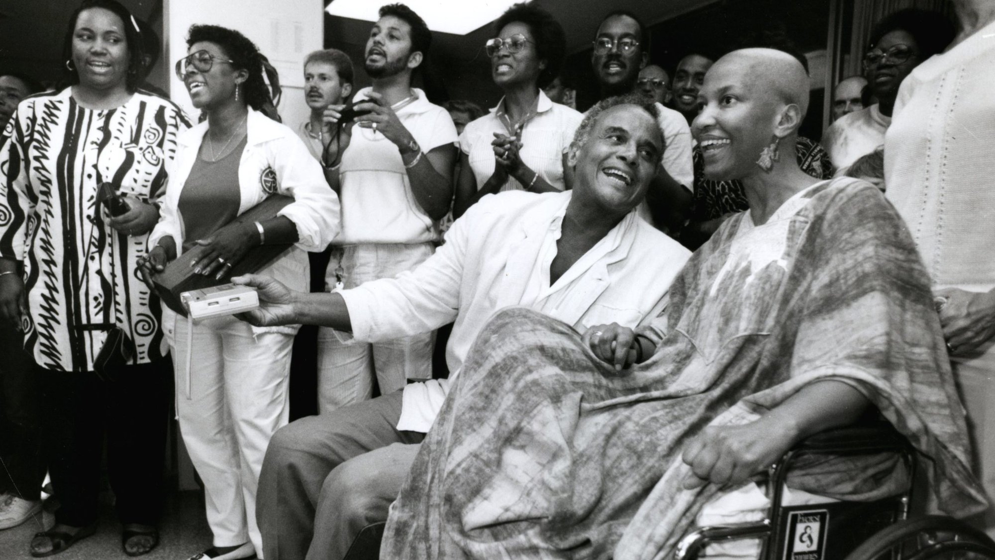 Singer and activist Harry Belafonte and Servant of God Thea Bowman, a Franciscan Sister of Perpetual Adoration from Canton, Miss., are pictured in an undated archival photo. Belafonte met Sister Thea at Xavier University of Louisiana. A sainthood cause for Sister Thea, who died in 1990, was opened in 2018 by the Diocese of Jackson, Miss. The diocesan phase of her cause was closed after a Mass Feb. 9, 2026, and all the documents will be transferred to the Vatican's Dicastery for the Causes of Saints for further investigation. (OSV News photo/courtesy Xavier University of Louisiana, Archives & Special Collections)