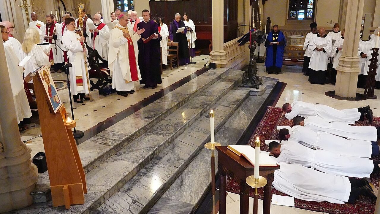 Ordinations to the priesthood, 2024. (Kyle Sabo/Wikimedia Commons)