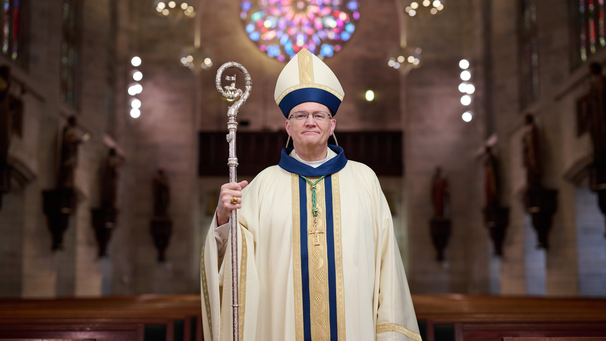 Archbishop Edward J. Weisenburger of Detroit is pictured March 30, 2025. In a new pastoral released March 11, 2026, the archbishop expresses "heartfelt sorrow for the evil of abuse," details new policies for fingerprinting, victim assistance, education and monitoring. (OSV News photo/Marek Dziekonski, courtesy Archdiocese of Detroit)