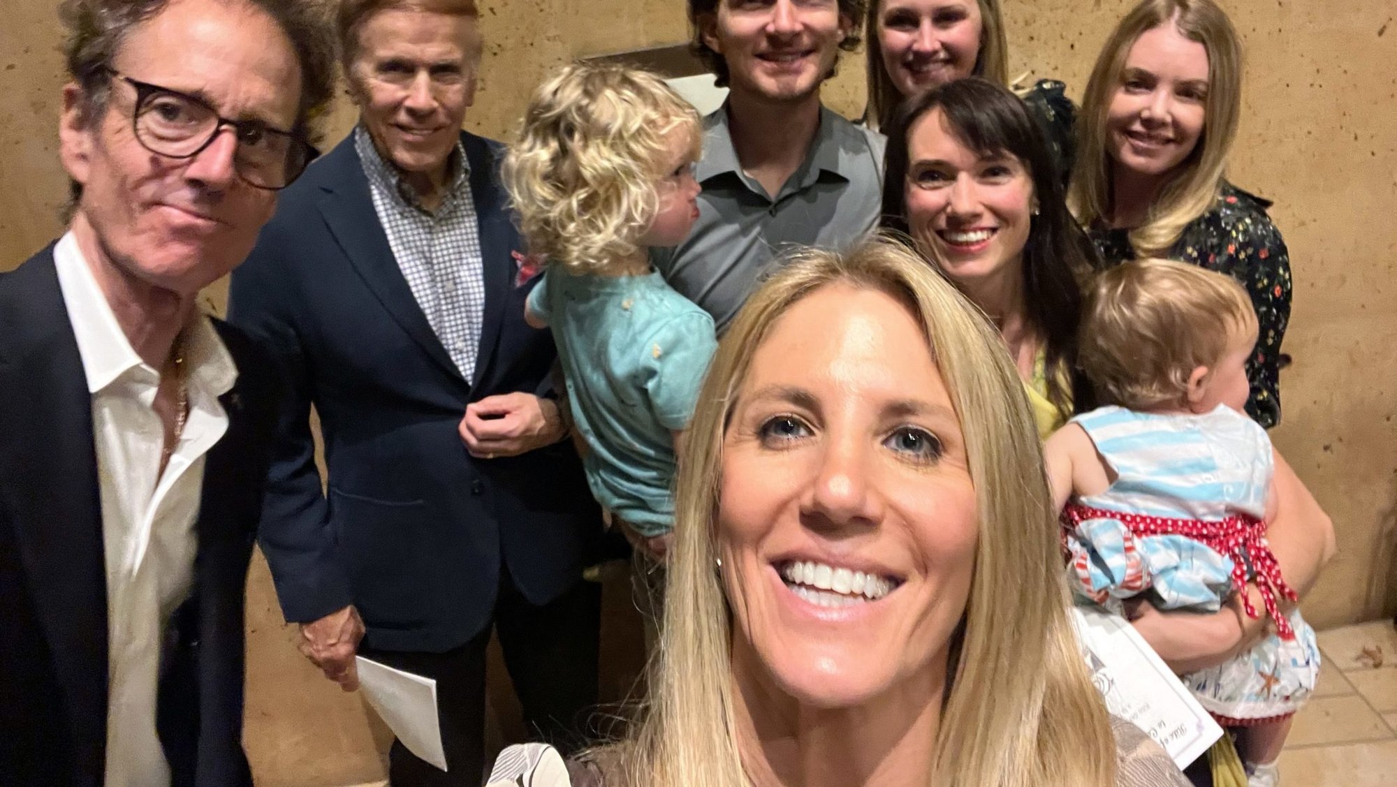 Jessica Rogers poses with friends and members of her OCIA class at the Rite of Election ceremony at the Cathedral of Our Lady of the Angels in February. (Submitted photo)