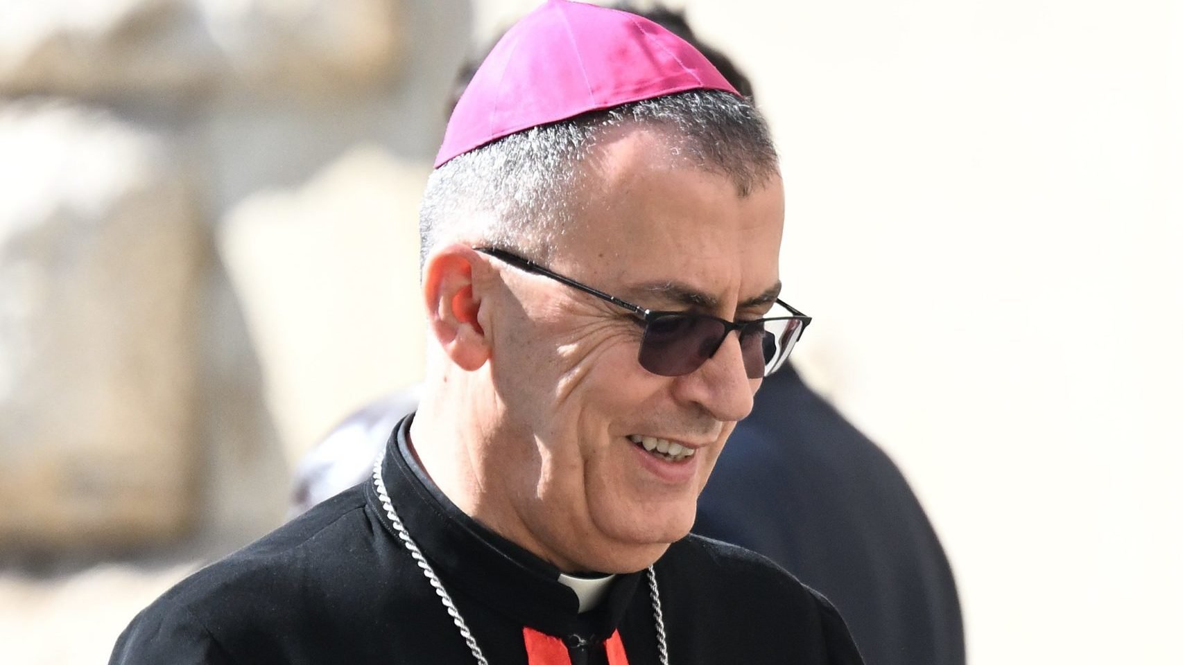 Iraqi Archbishop Amel Shamon Nona is pictured at the Vatican April 10, 2026. Archbishop Nona, who had headed the Chaldean Eparchy of St. Thomas Apostle of Sydney, was elected patriarch of the Chaldean Church April 12, during its synod in Rome, succeeding Cardinal Louis Sako. (OSV News photo/Vatican Media via CPP)