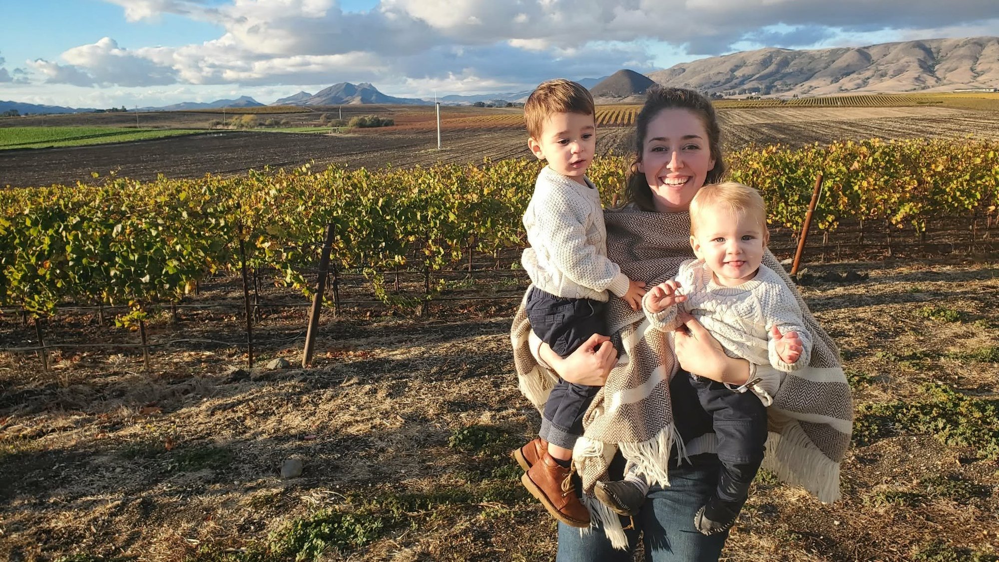Elaine, a former Coast Guard officer in Northern California, who asked that OSV News only identify her by her first name, is pictured with her two sons, both of whom were unplanned pregnancies during her military service. (OSV News photo/courtesy of Elaine)