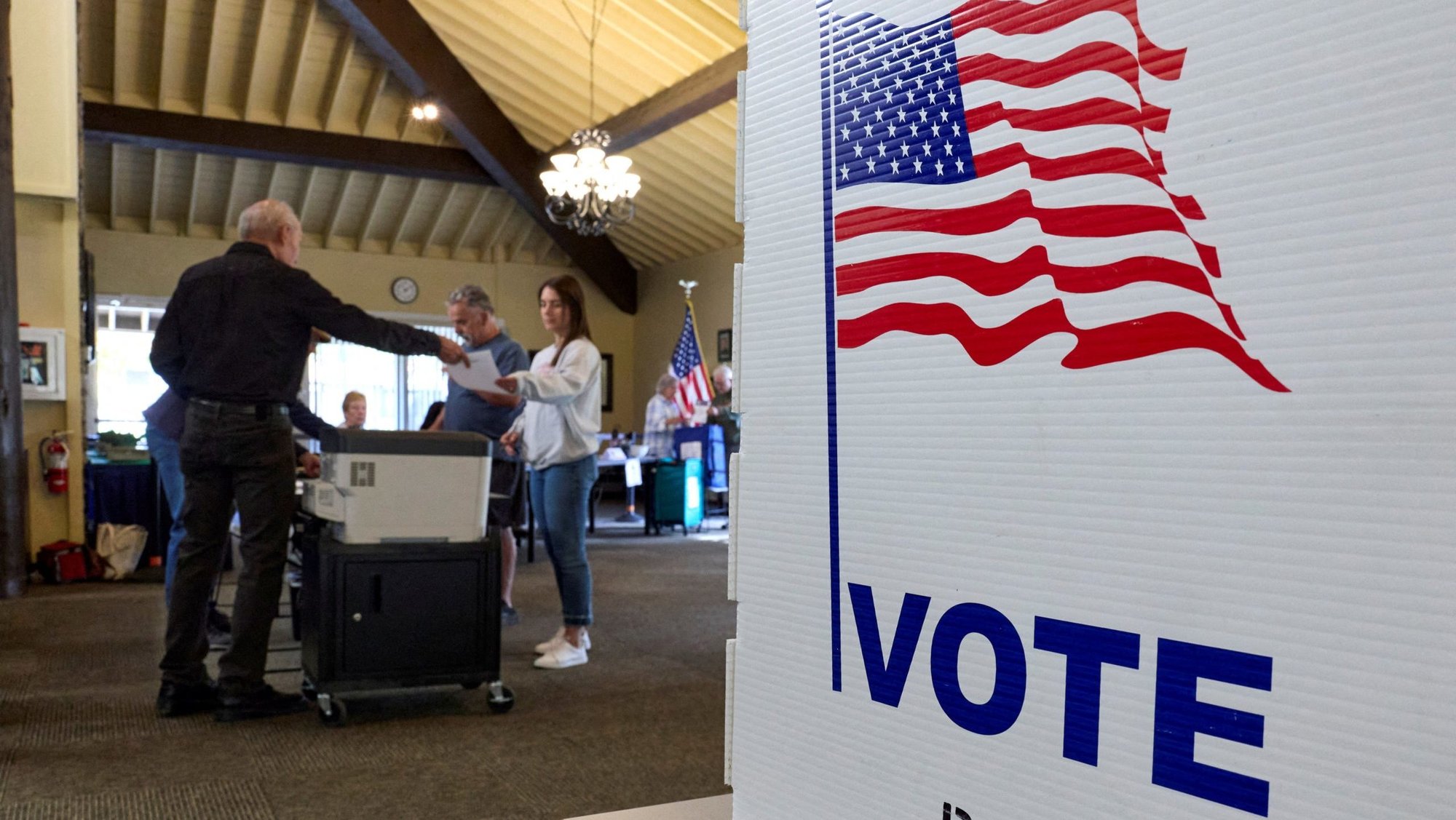 Voters cast their ballots at a polling station in El Dorado Hills, Calif., Nov. 4, 2025. (OSV News photo/Fred Greaves, Reuters)