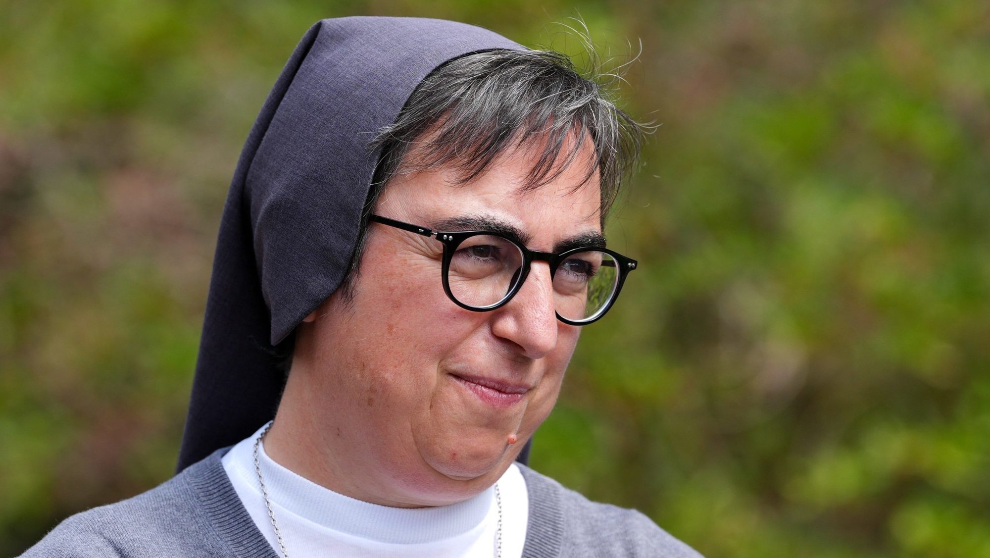 Salesian Sister Alessandra Smerilli, newly named prefect of the Dicastery for Promoting Integral Human Development and member of the board of directors of the Laudato Si' Center for Higher Education, speaks during a press preview of the Borgo Laudato Si' initiative in Castel Gandolfo, Italy, Sept. 2, 2025. Pope Leo XIV named Sister Smerilli, who had previously served as dicastery secretary, prefect on June 30, 2026. (CNS photo/Lola Gomez)