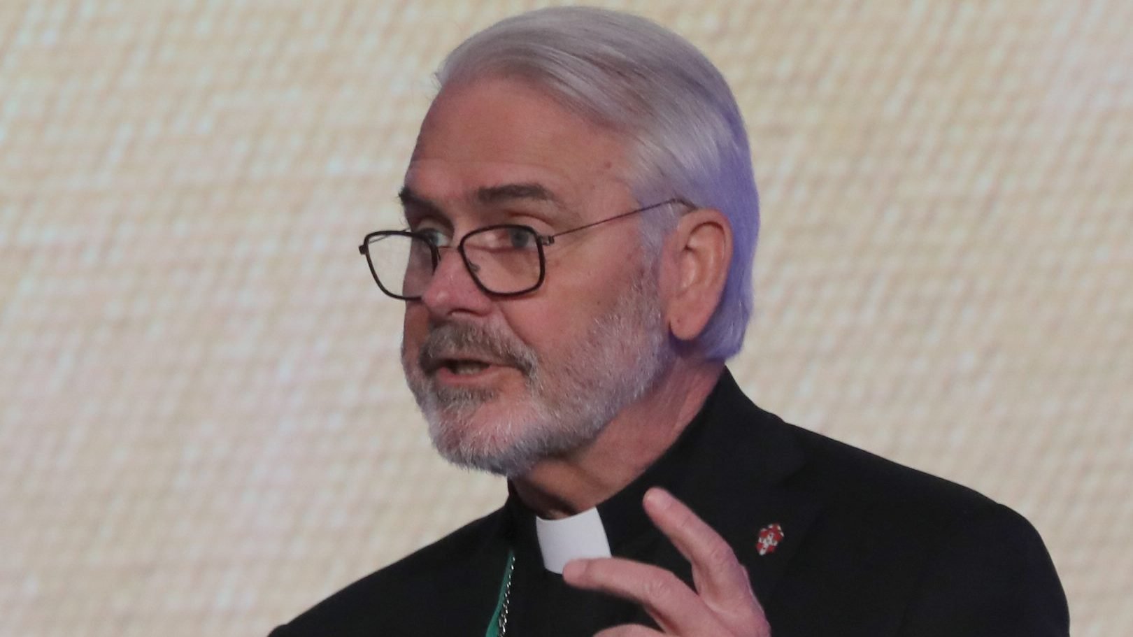 Archbishop Paul S. Coakley of Oklahoma City, president of the U.S. Conference of Catholic Bishops, gives his presidential address June 10, 2026, opening the annual spring meeting of the USCCB in Orlando, Fla. (OSV News photo/Bob Roller)