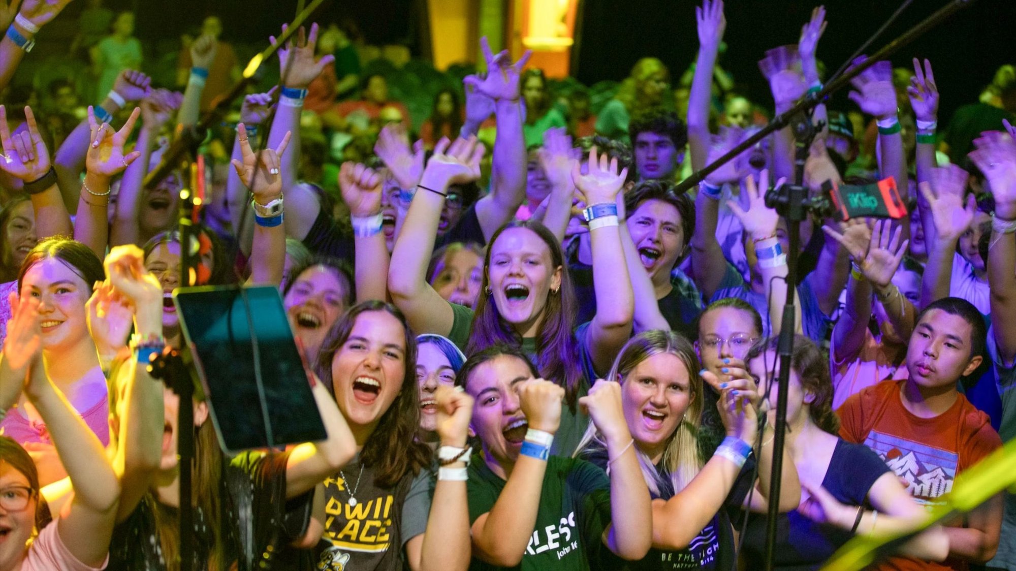Young people from across the country attend a Steubenville Youth Conference. (Franciscan University of Steubenville via EWTN)