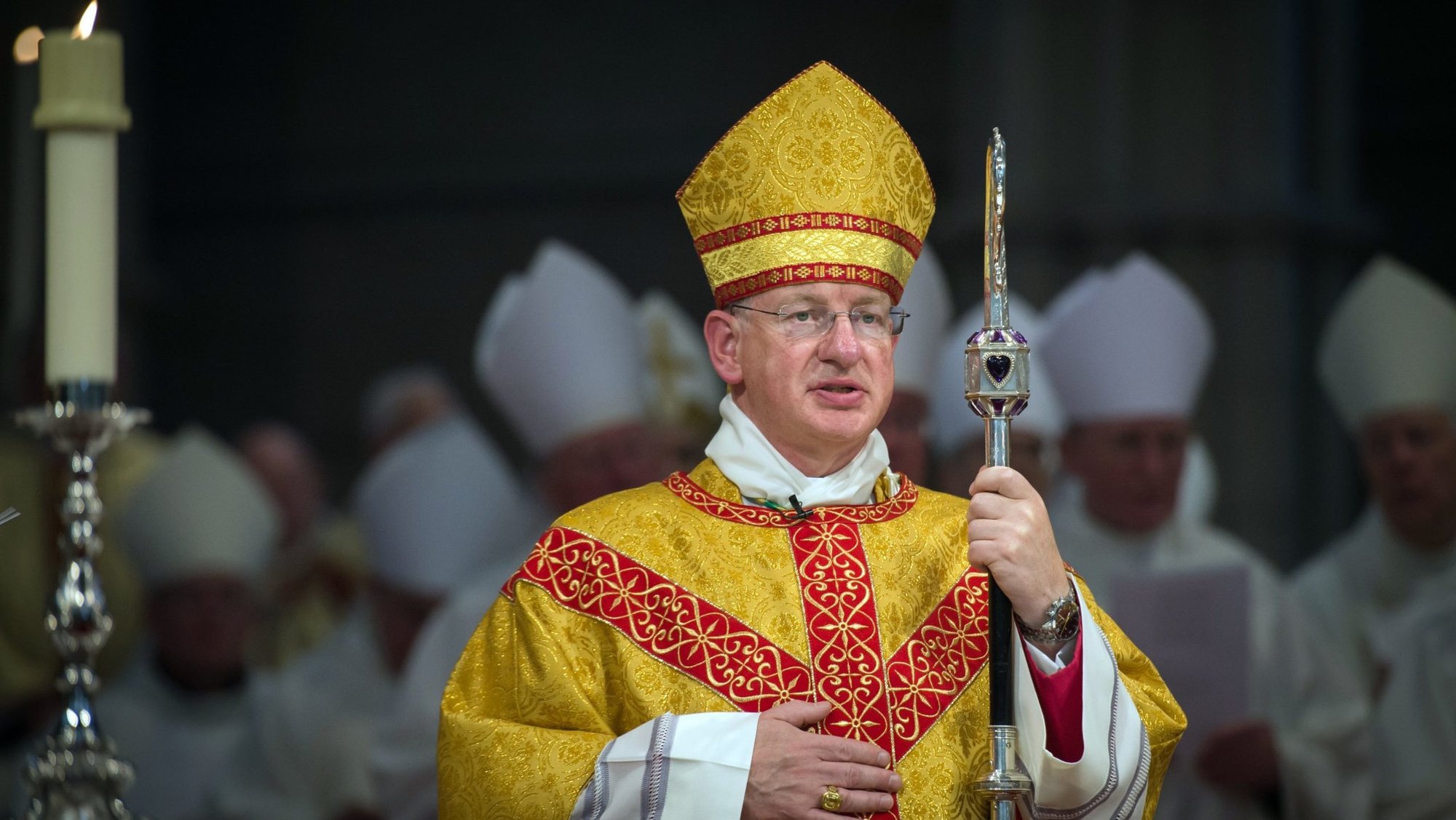 Archbishop Richard Moth is pictured in an undated photo. (OSV News photo/Marcin Mazur, Bishops' Conference of England and Wales)