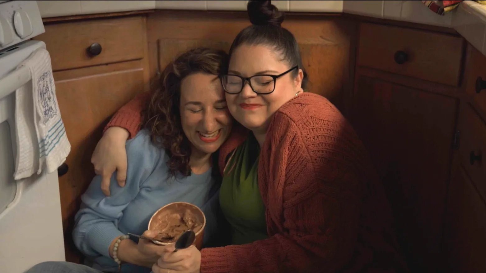 Christin Jezak and Sarah Hernandez star in a sketch scene in "Our Ladies Show," now streaming on the Roku Channel. (OSV News photo/courtesy Our Ladies Show)
