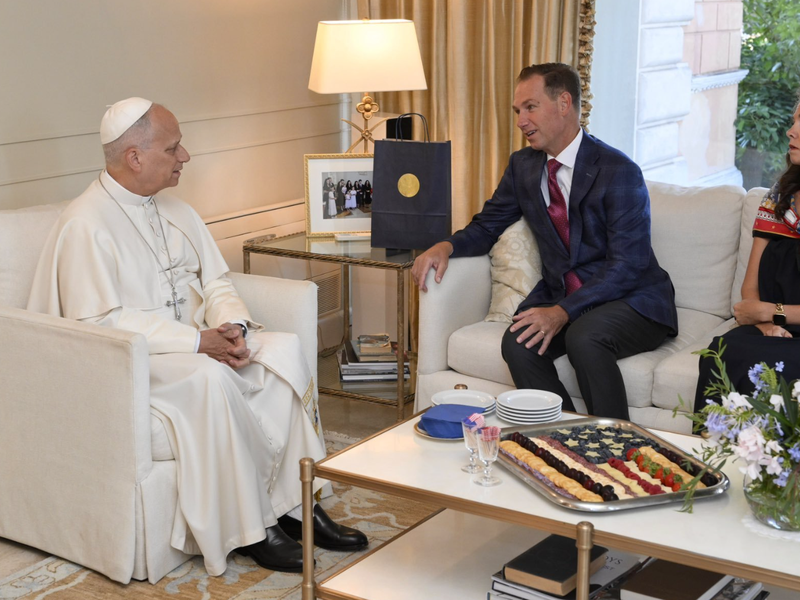 When the American Pope Comes for July 4 Dinner, Here's What Happens