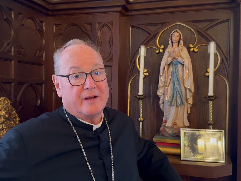 A Word From Cardinal Dolan: Water at Lourdes