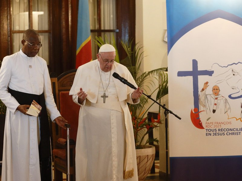 El Papa Francisco, en Congo, pide una 'amnistía del corazón' para construir la paz