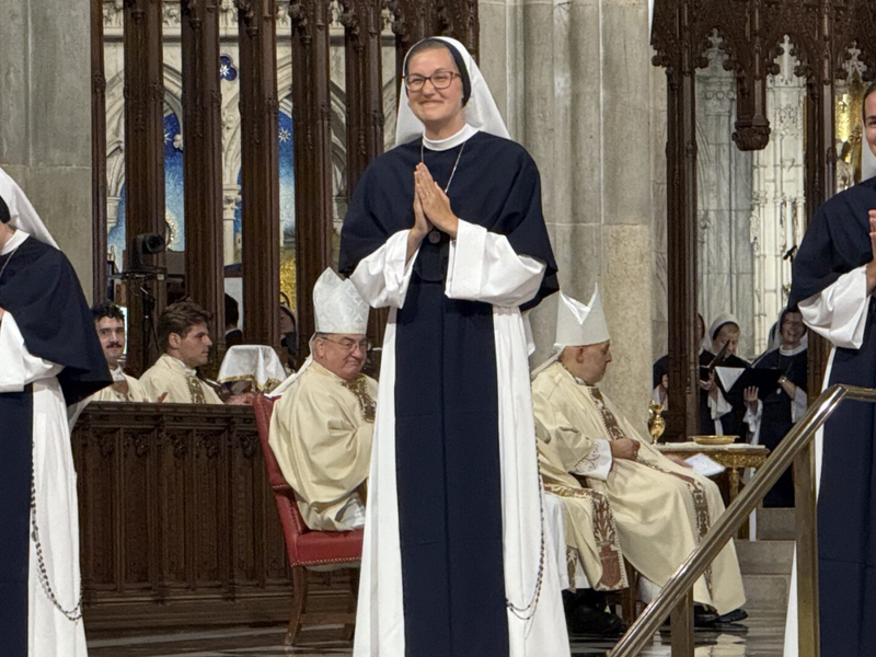 Three Sisters of Life Profess Perpetual Vows at St. Patrick's Cathedral in Joyful Celebration