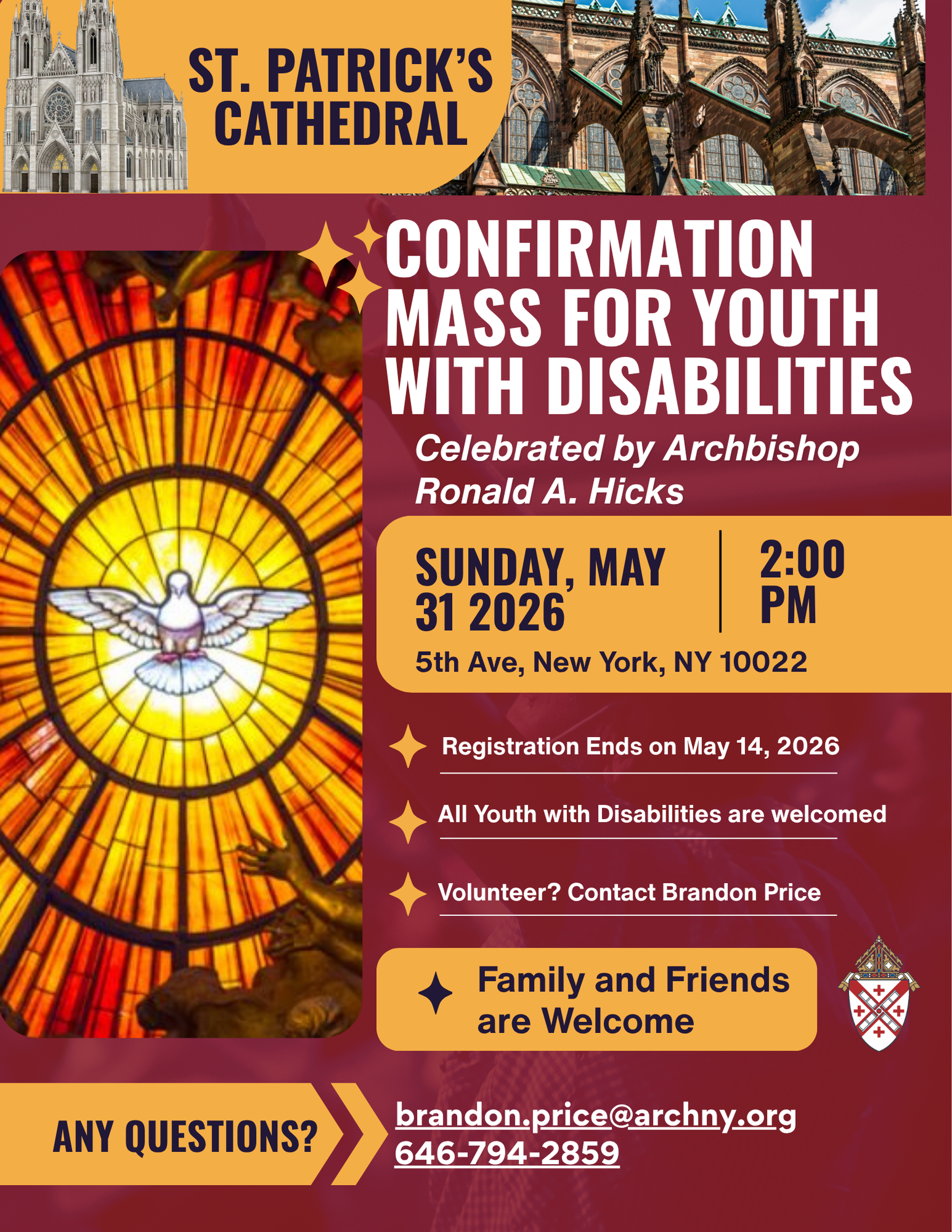 2026 Confirmation Flyer