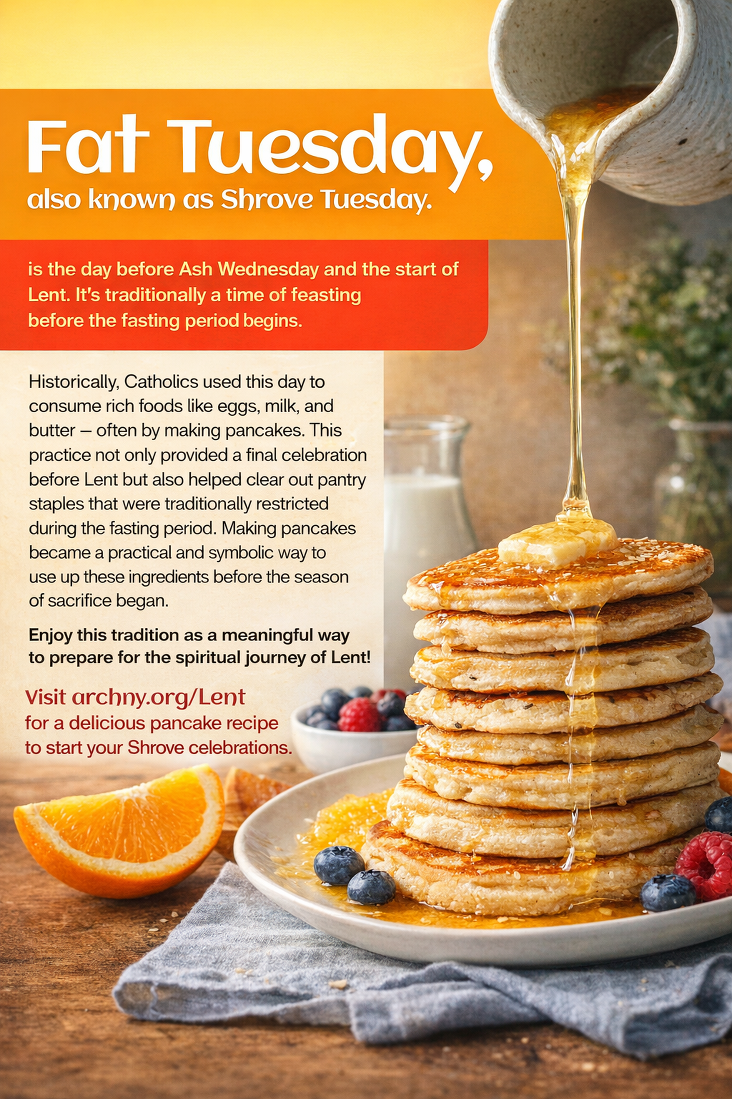 20260213 0945 Shrove Tuesday Pancake Feast 2026