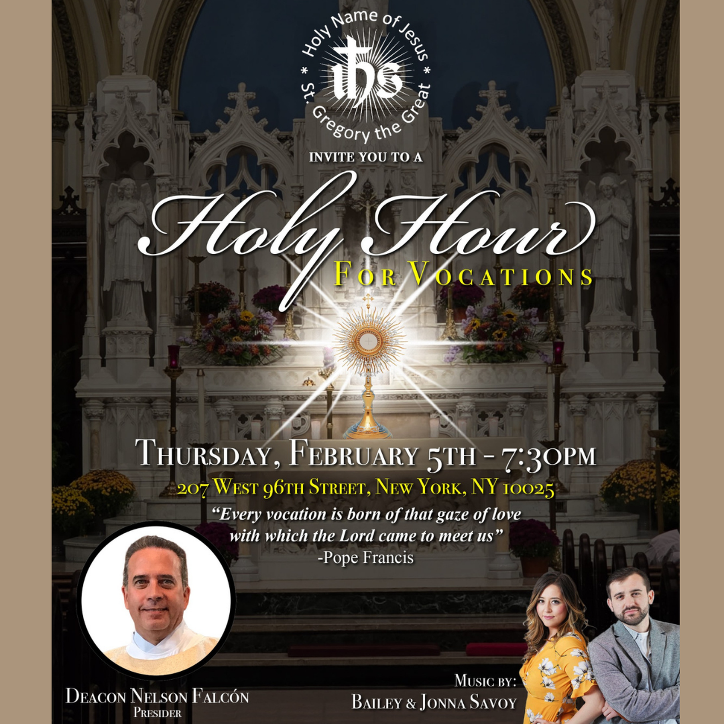 Holy Hour for Vocations