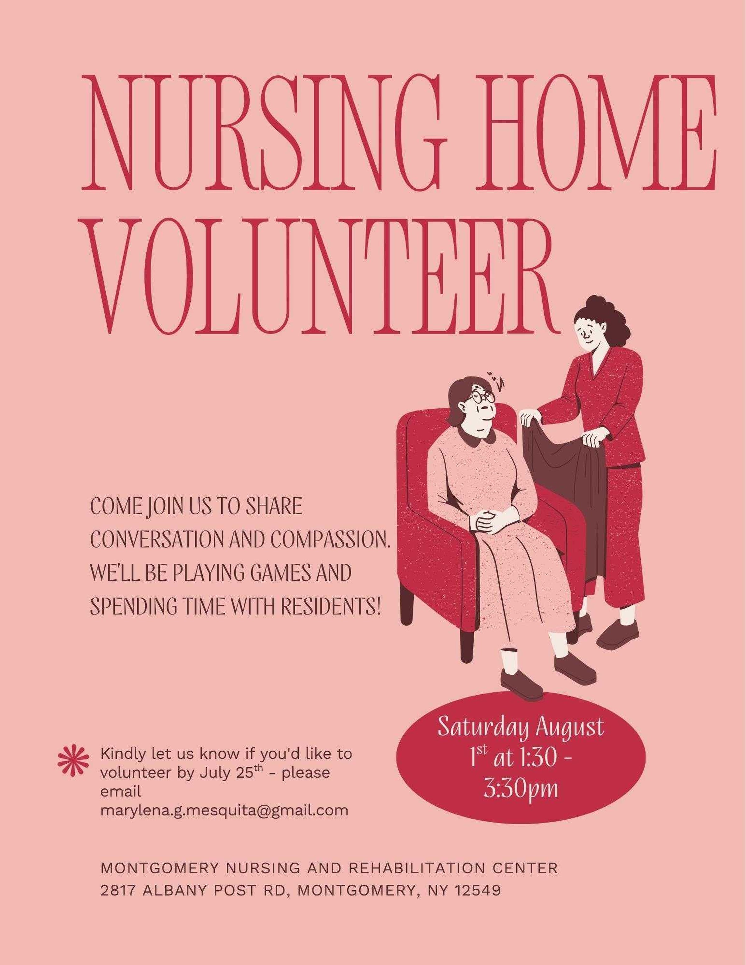Benedictus Young Adults - Nursing Home Volunteer Opportunity