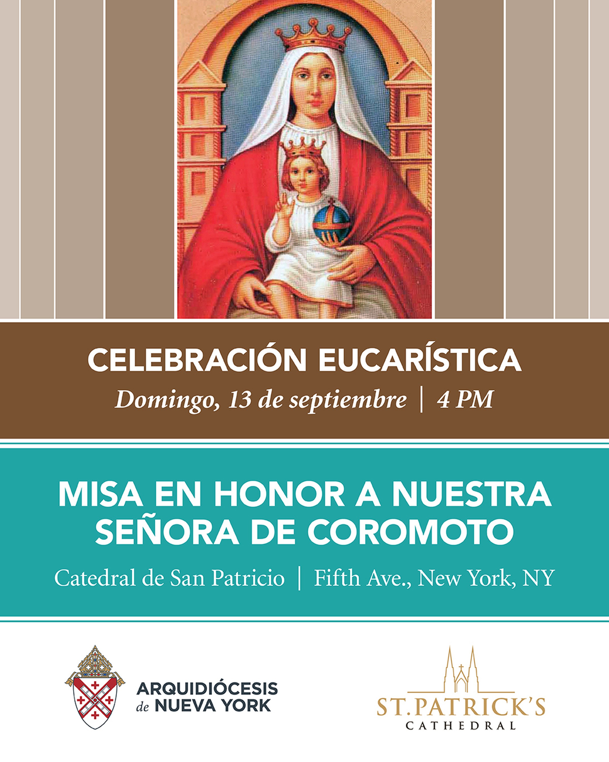 Our Lady of Coromoto Mass | Misa en honor a Nuestra Señora de Coromoto