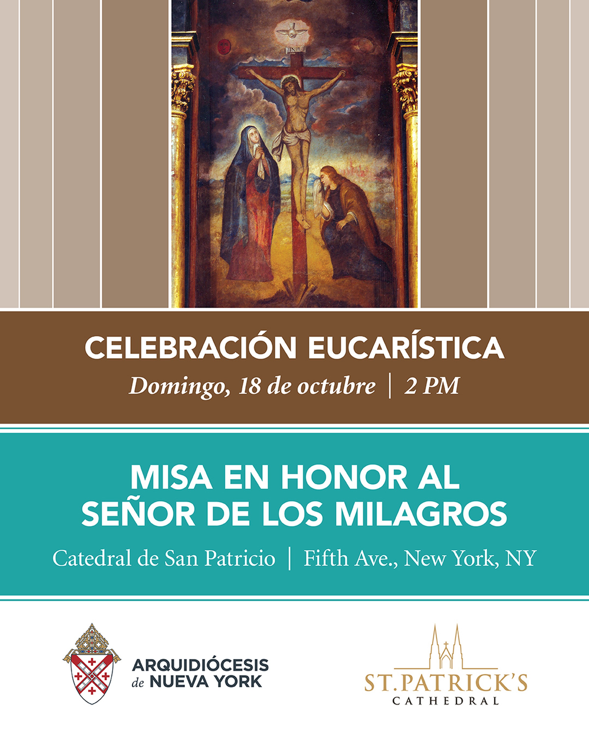 Brotherhood of Our Lord of Miracles Mass | Misa en honor al Señor de los Milagros