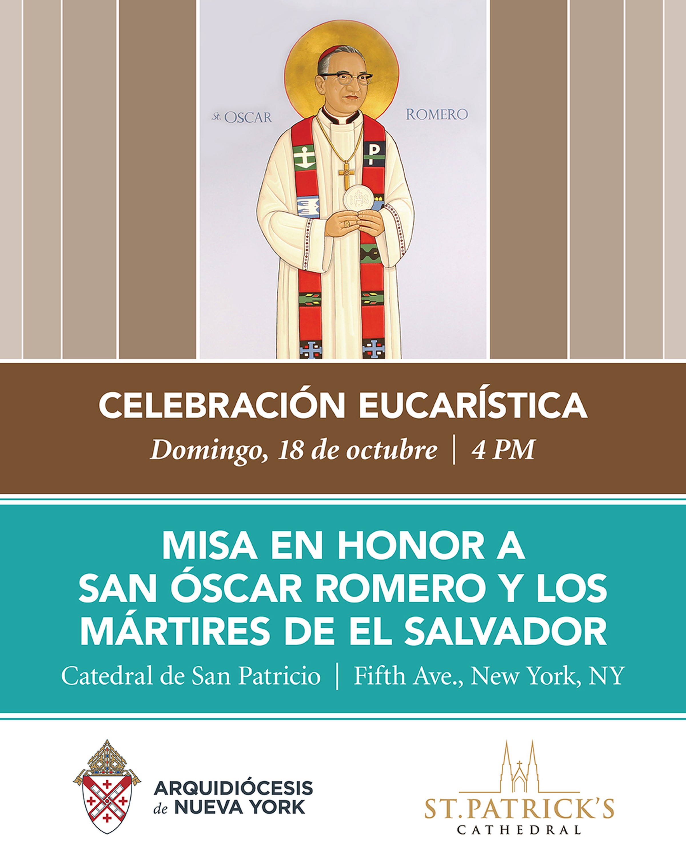 St. Oscar Romero and the Martyrs of El Salvador Mass | Misa en honor a San Oscar Romero y los mártires de El Salvador