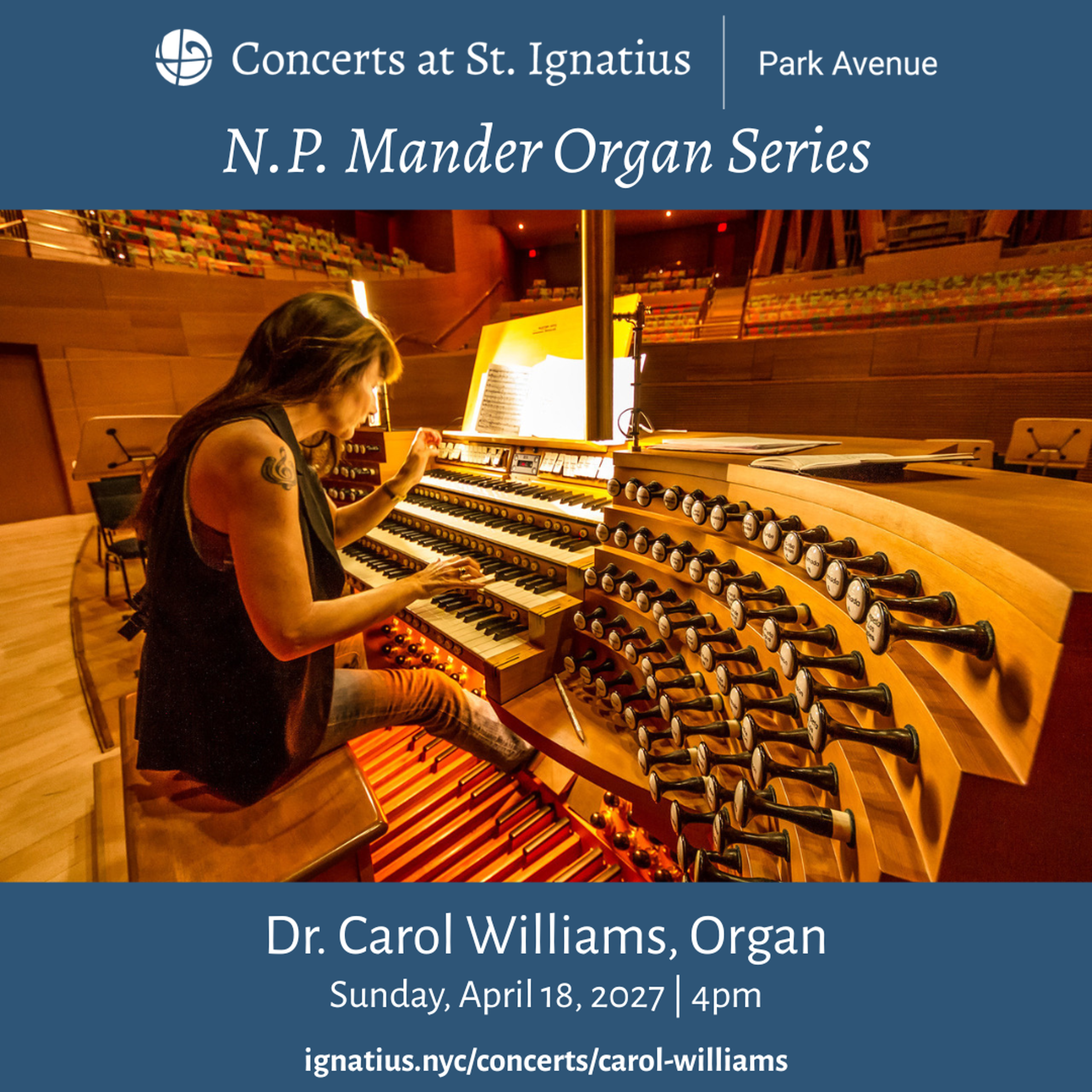 Dr. Carol Williams, Organ