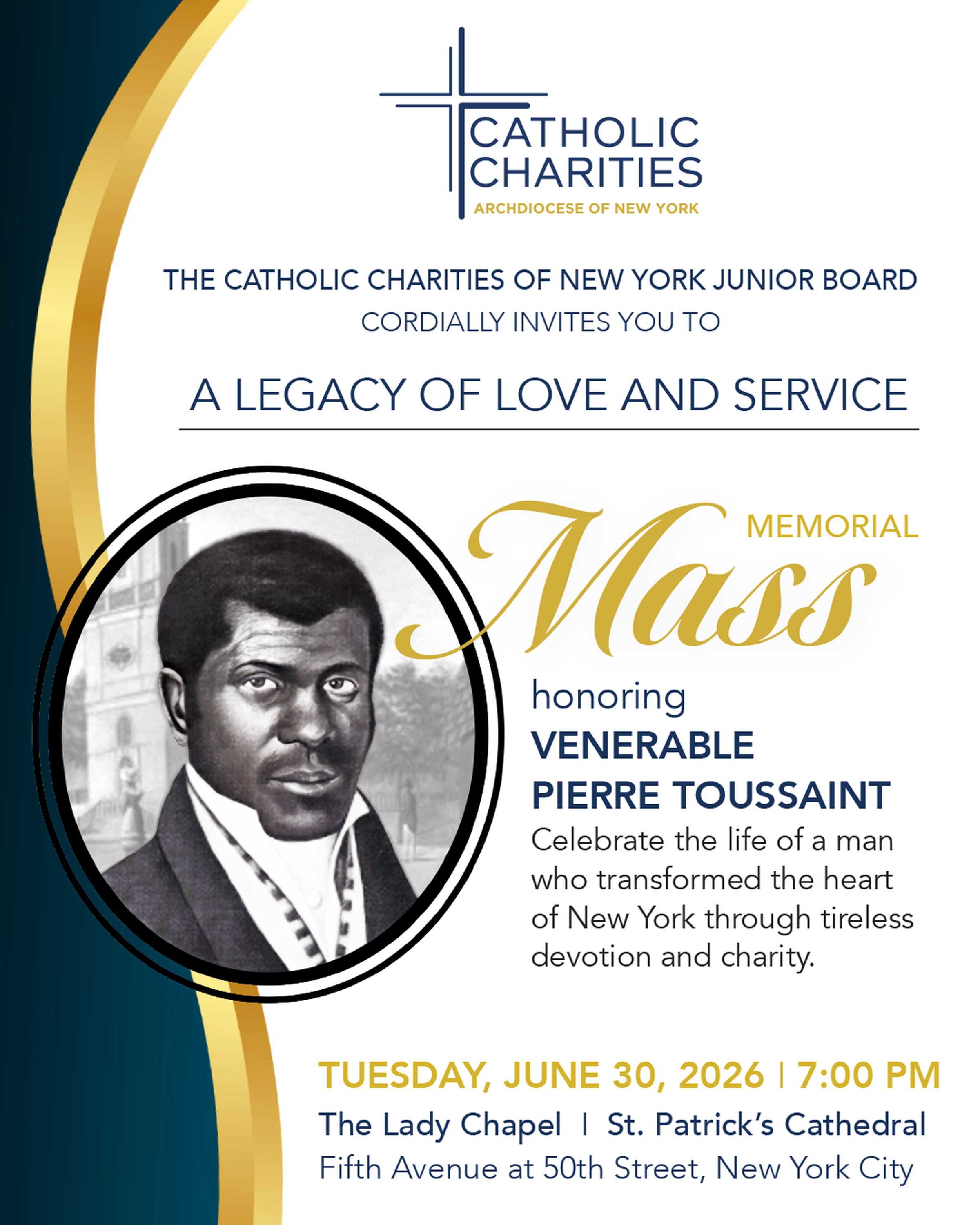 Catholic Charities Junior Board - A Legacy of Love and Service Memorial Mass