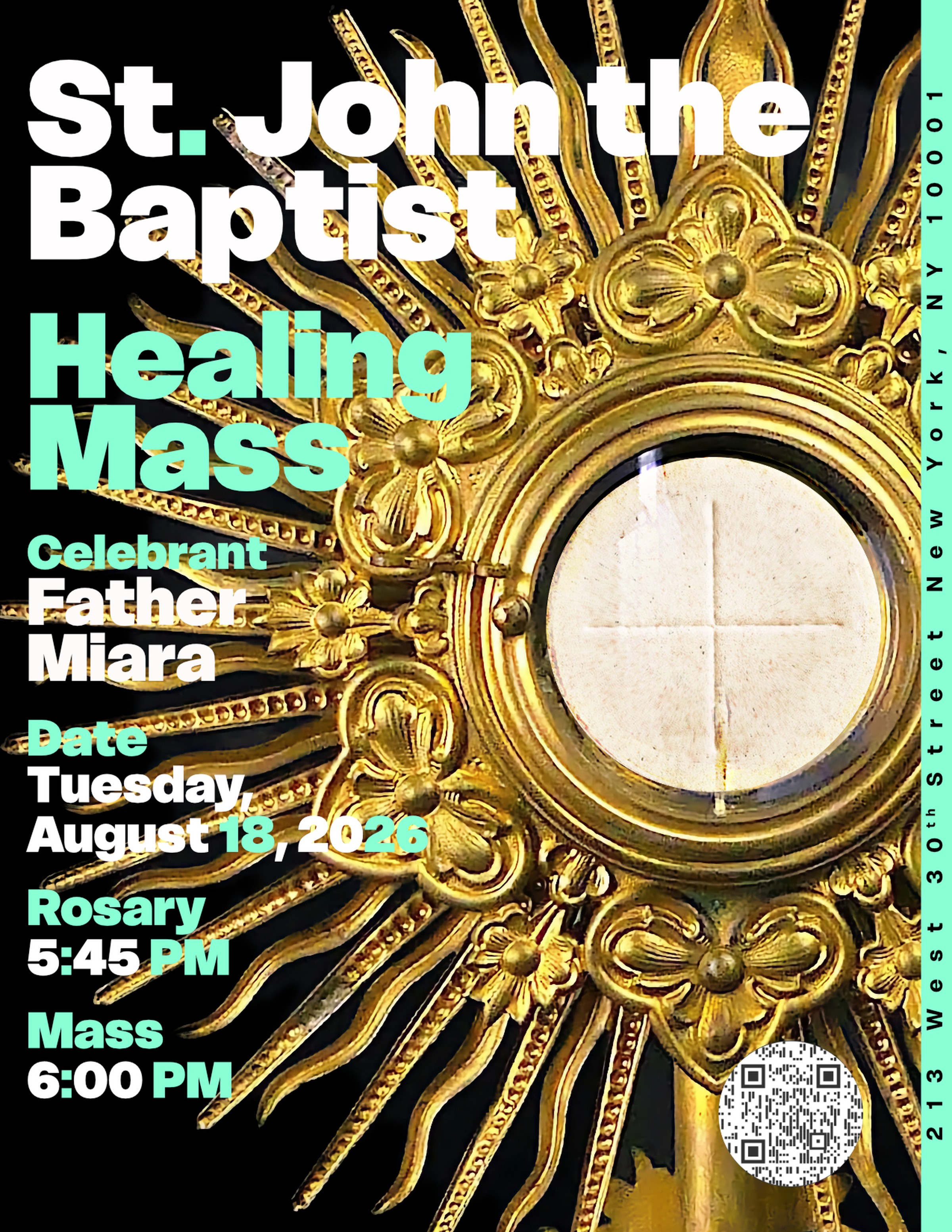 Christ-in-the-City - Charismatic Healing Mass at St. John the Baptist Catholic Church NYC
