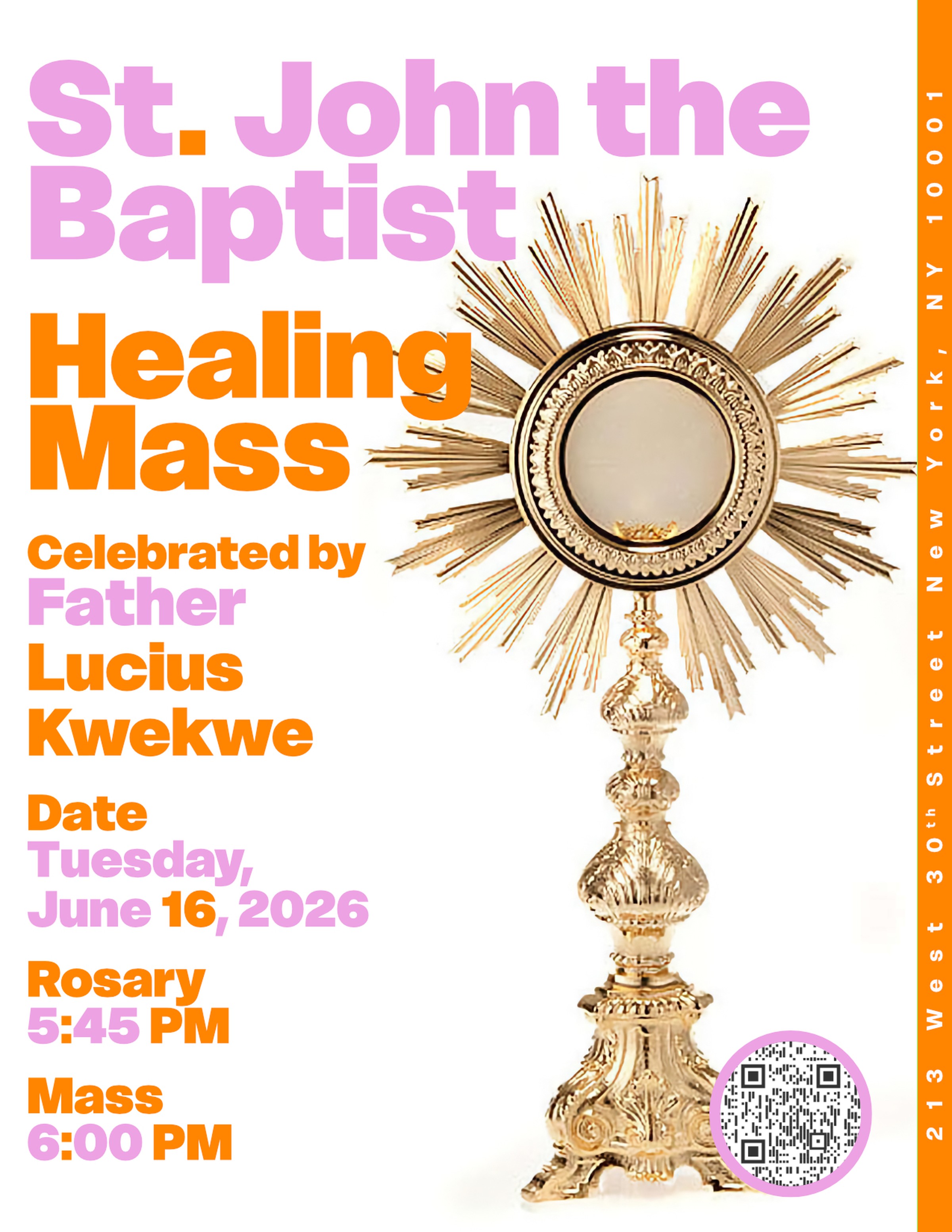Christ-in-the-City - Charismatic Healing Mass at St. John the Baptist Catholic Church NYC