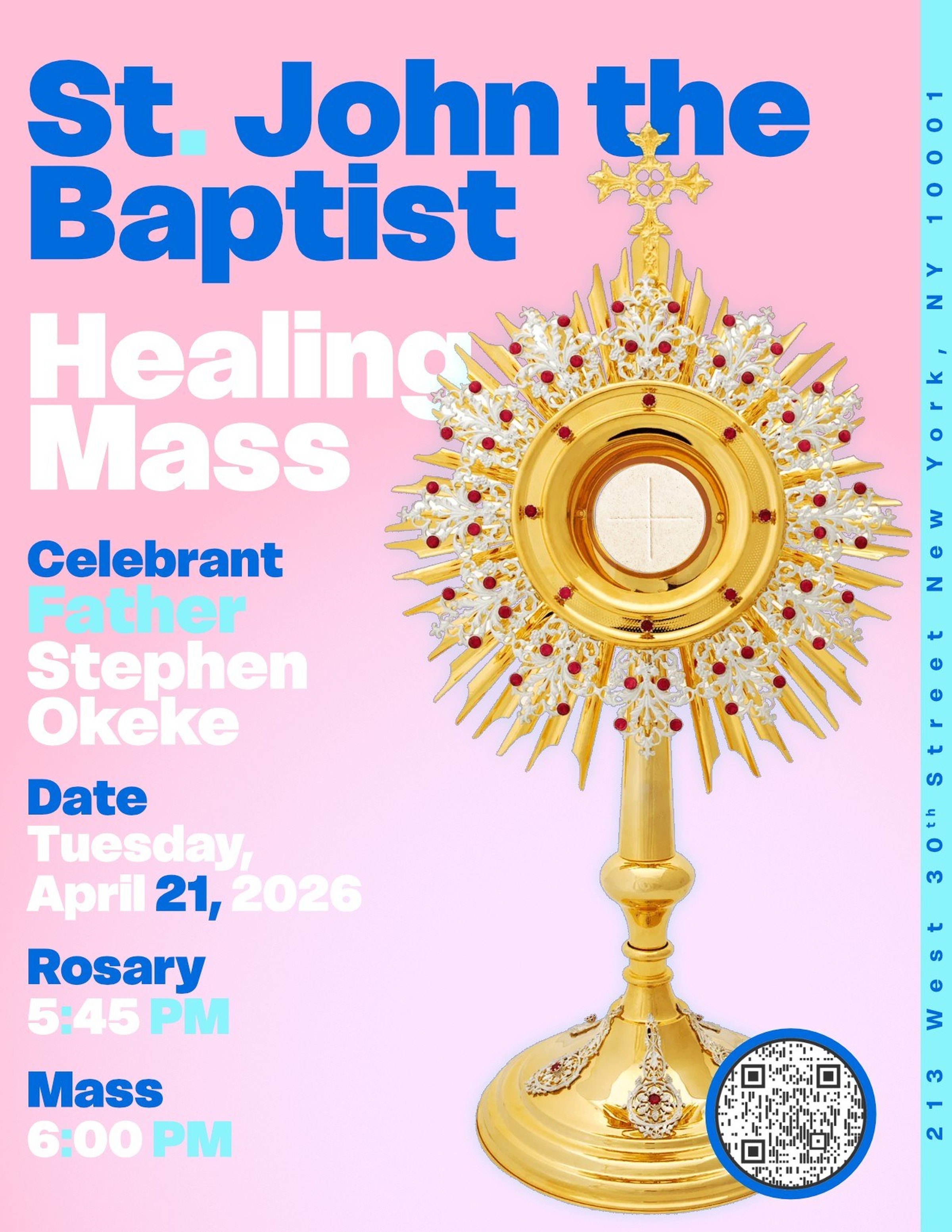 Christ-in-the-City - Charismatic Healing Mass at St. John the Baptist Catholic Church NYC