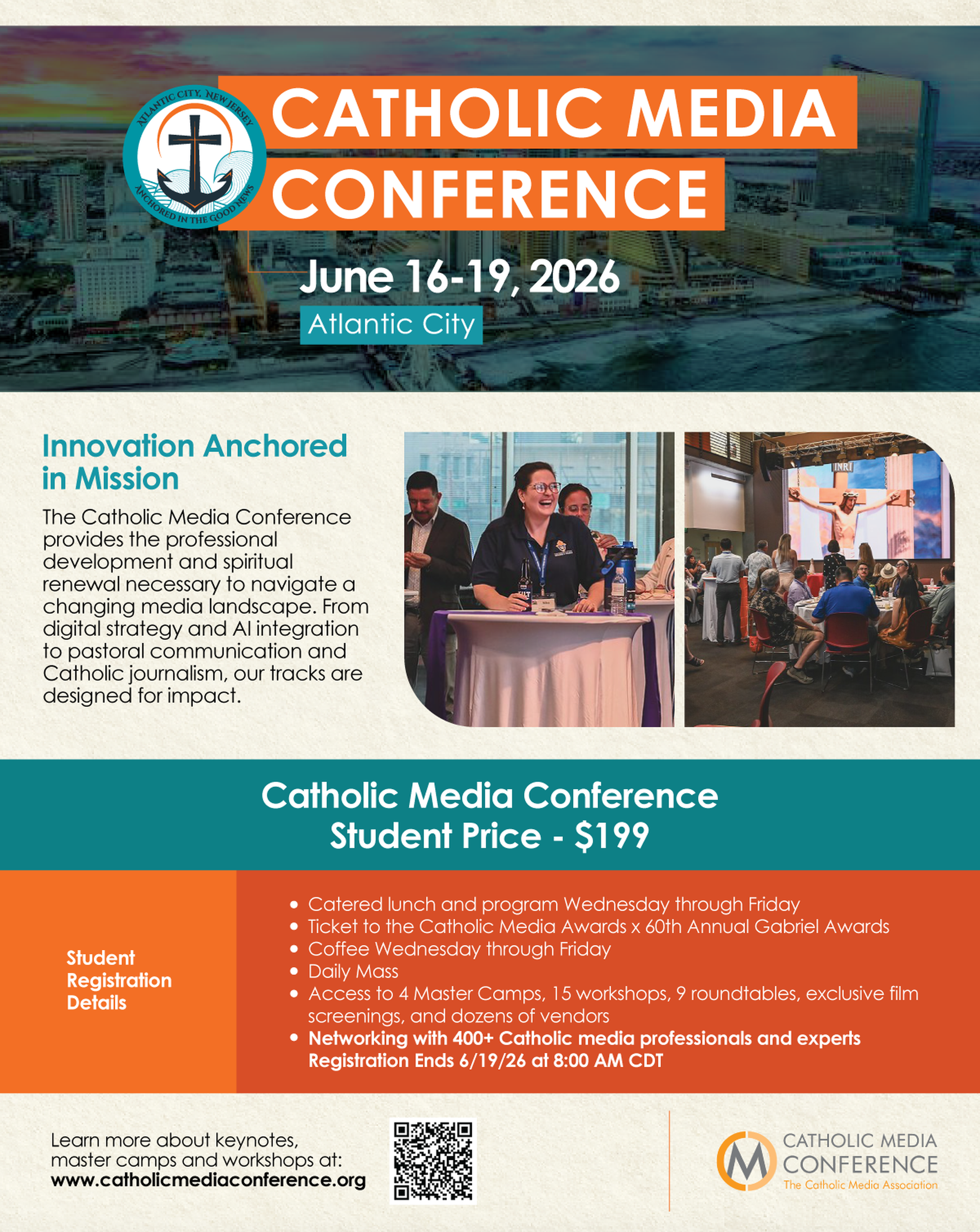 2026 Catholic Media Conference:  “Innovation Anchored in Mission"