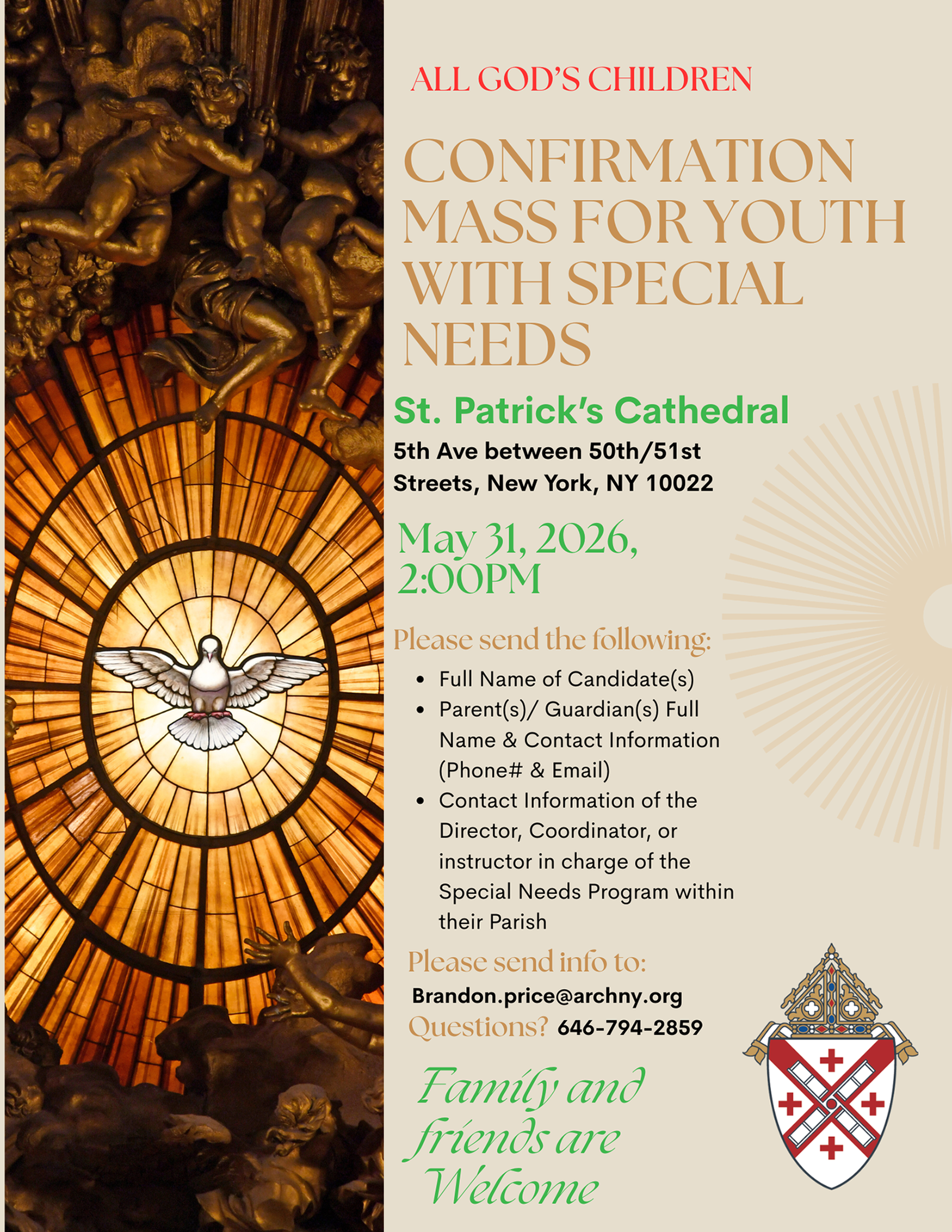 Confirmation Mass for Youth with Special Needs