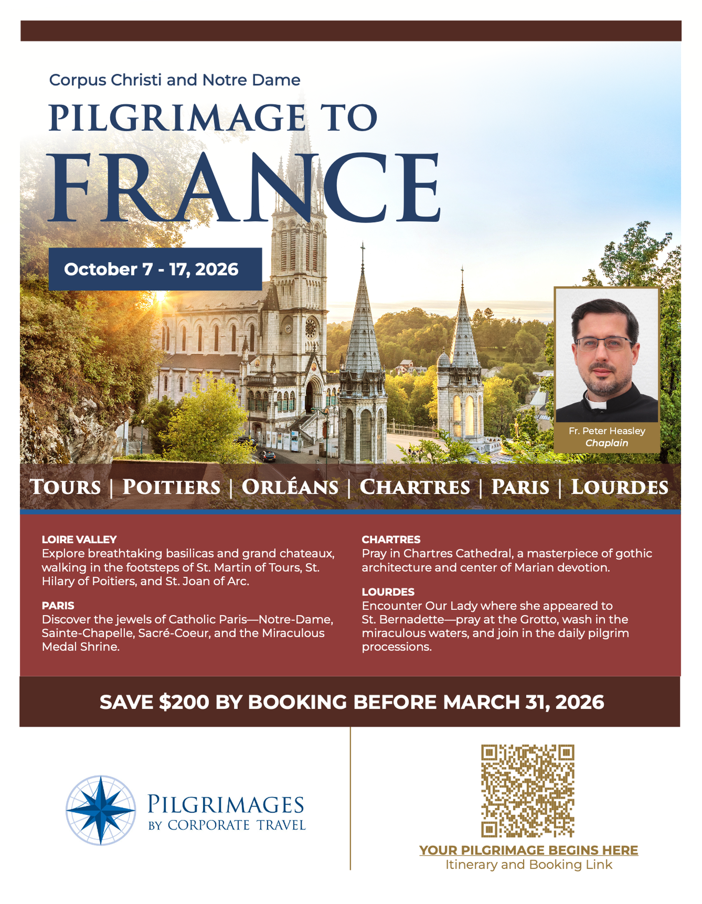 Corpus Christi & Notre Dame - Pilgrimage to France