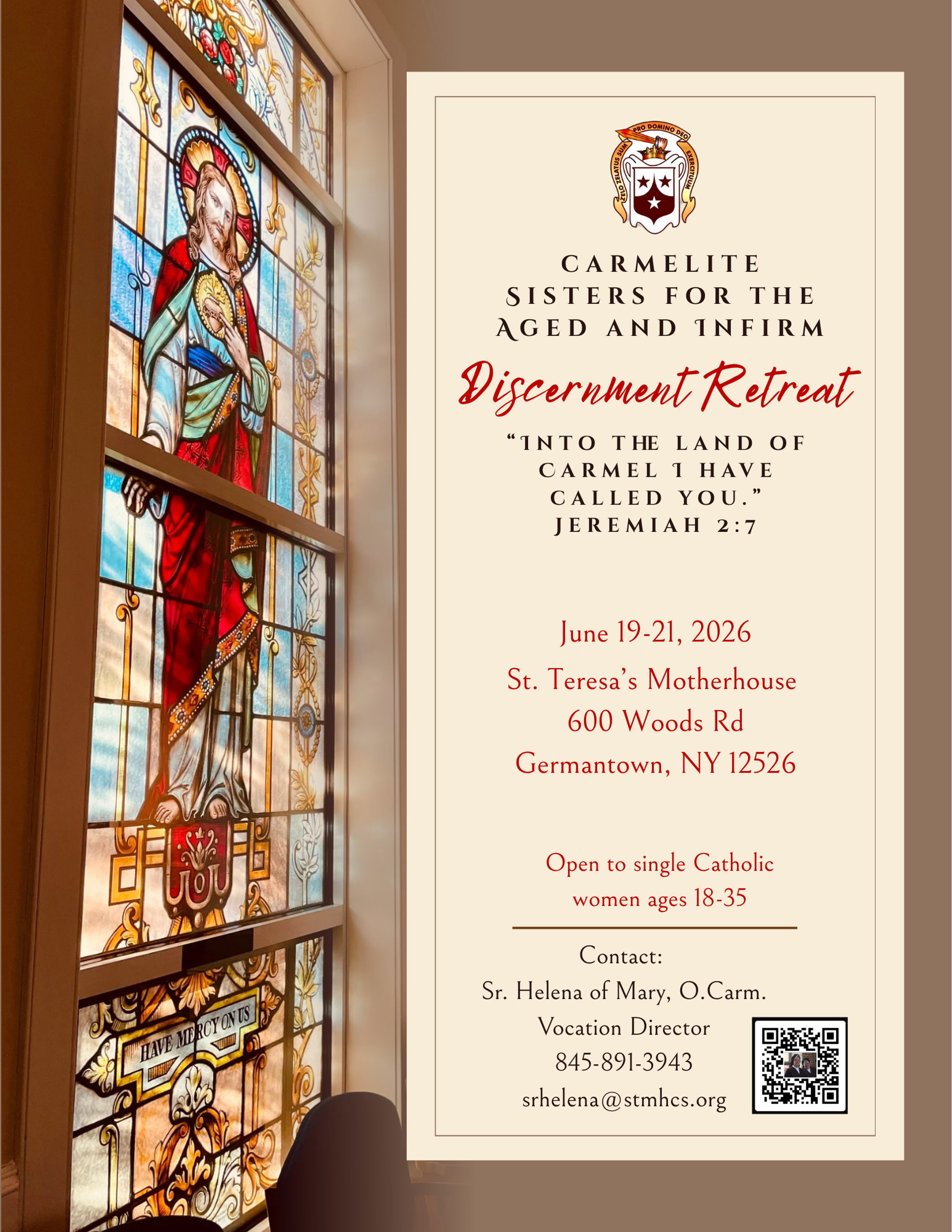 Discernment Retreat with the Carmelite Sisters for the Aged & Infirm