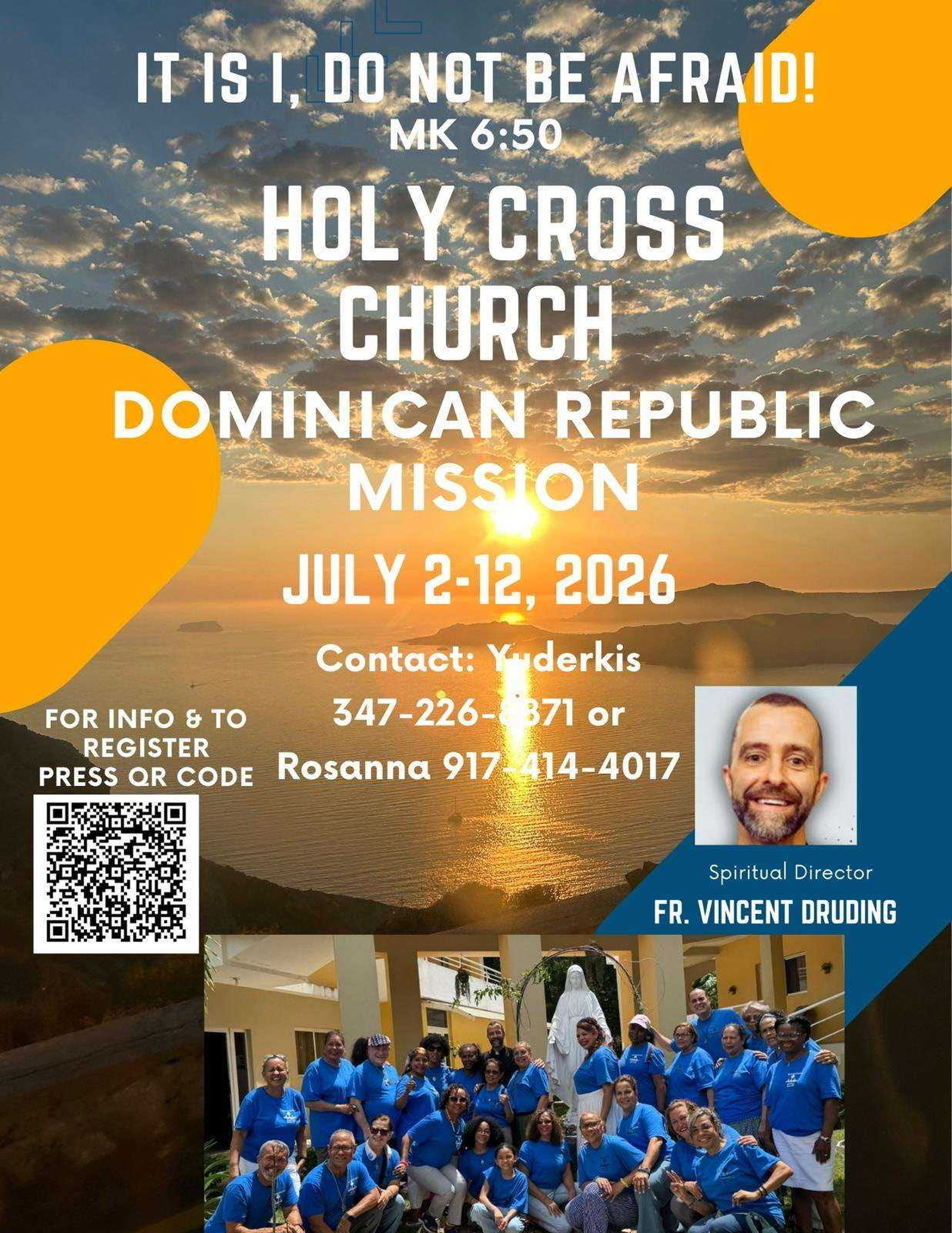 Holy Cross Church - Dominican Republic Mission: It is I, Do Not Be Afraid