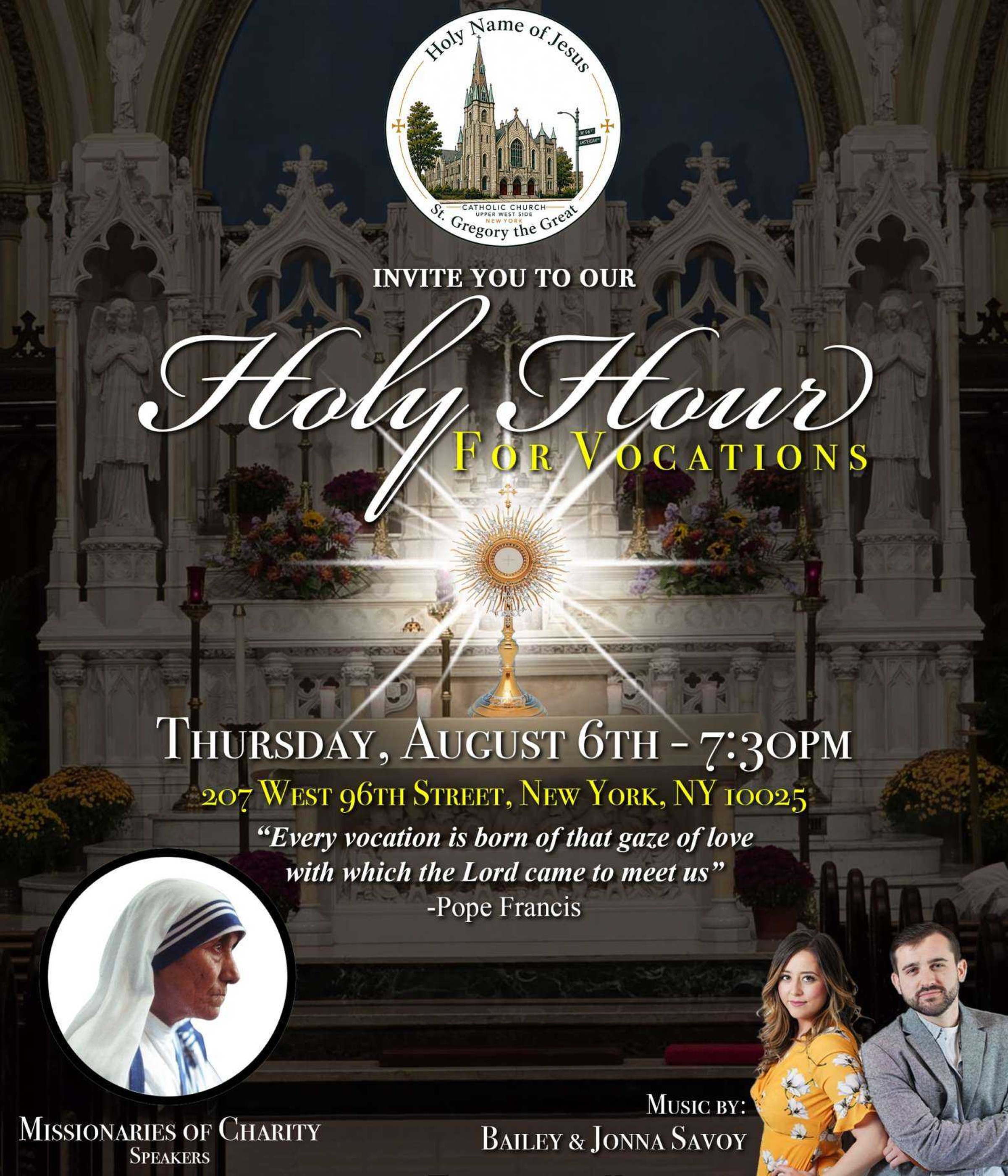Holy Hour for Vocations