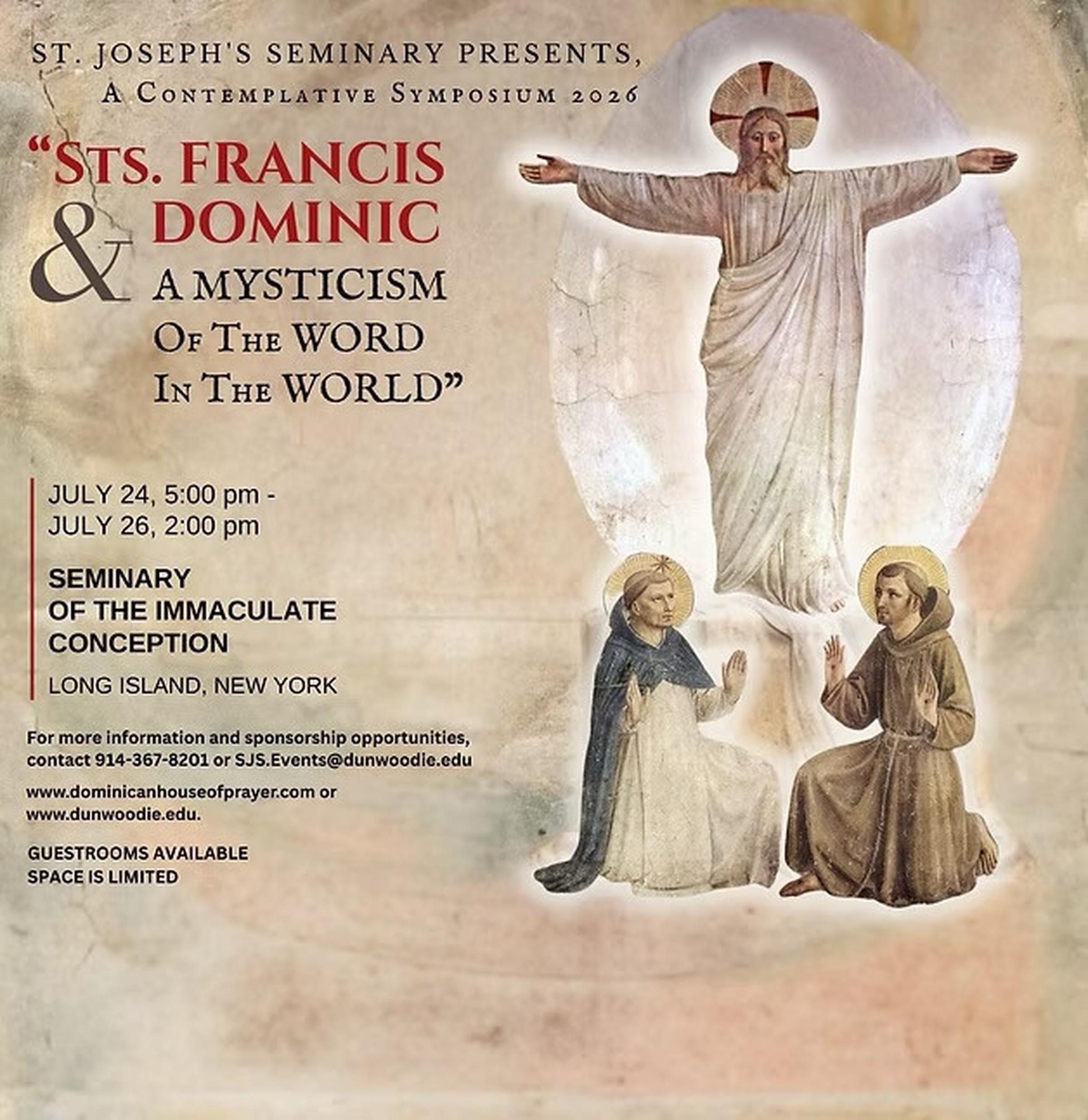 Sts. Francis and Dominic: A Mysticism of the World in the World – A Contemplative Symposium
