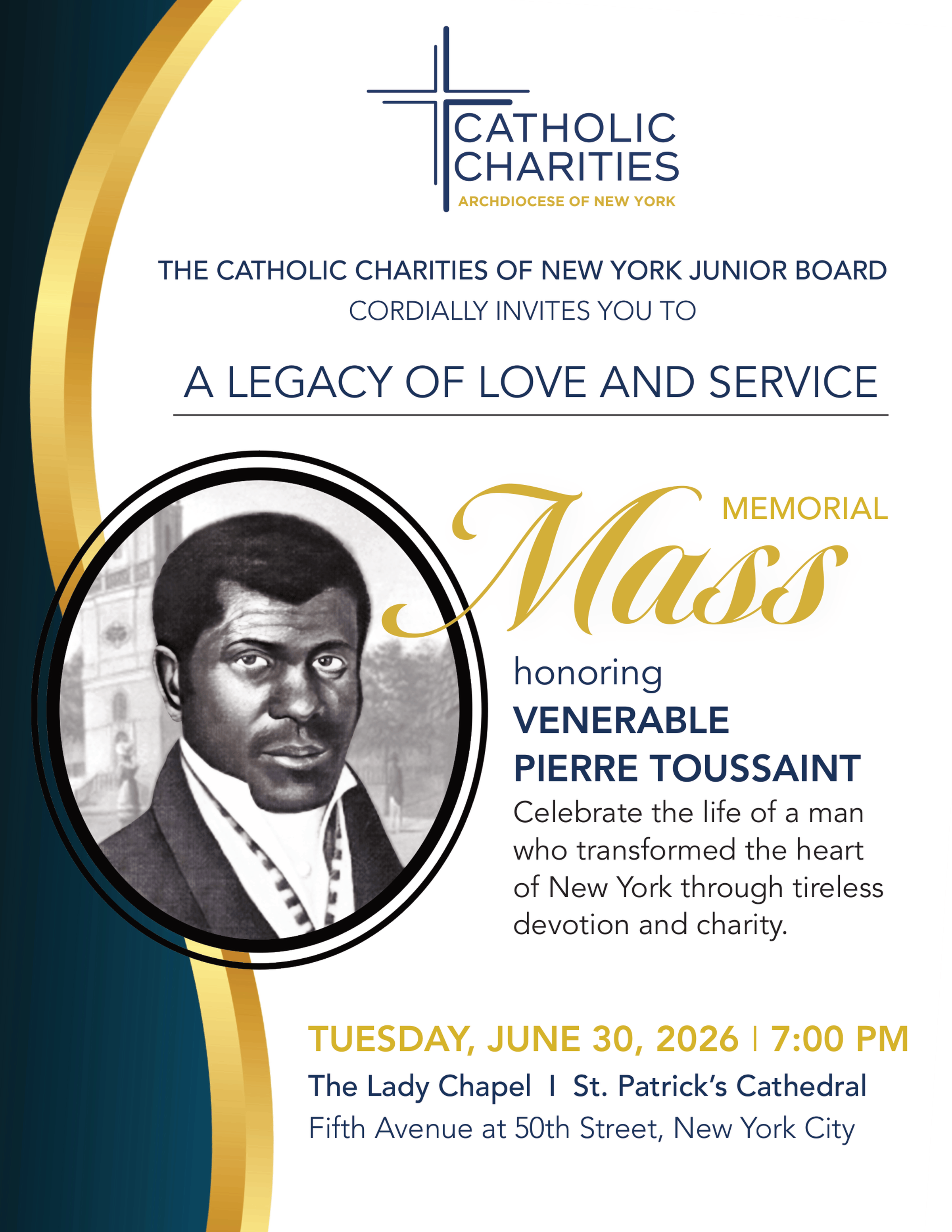 Mass honoring Venerable Pierre Toussaint