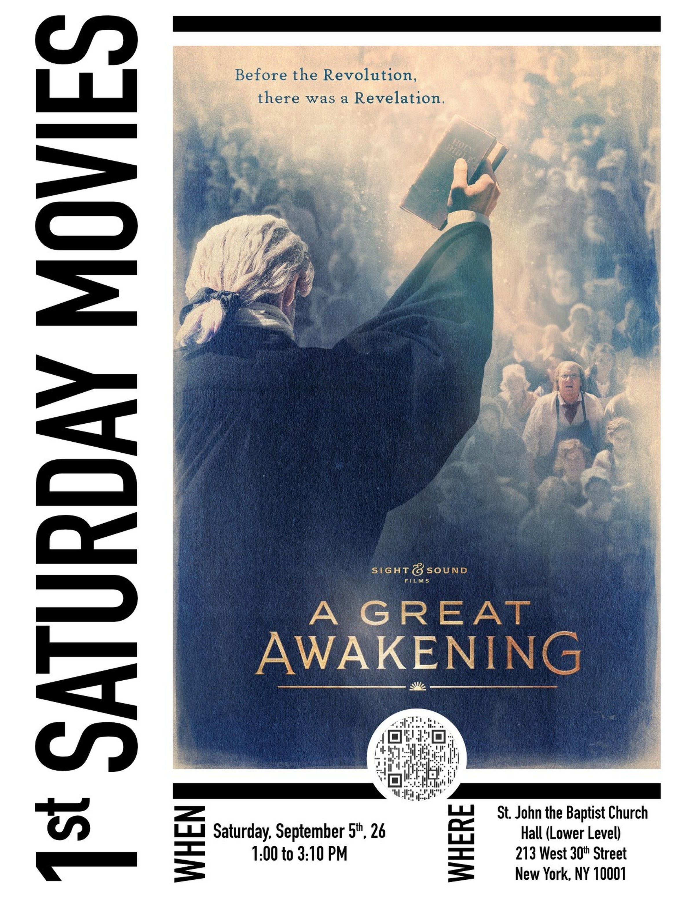 Christ-in-the-City - 1st Saturday Movies at St. John the Baptist Catholic Church NYC