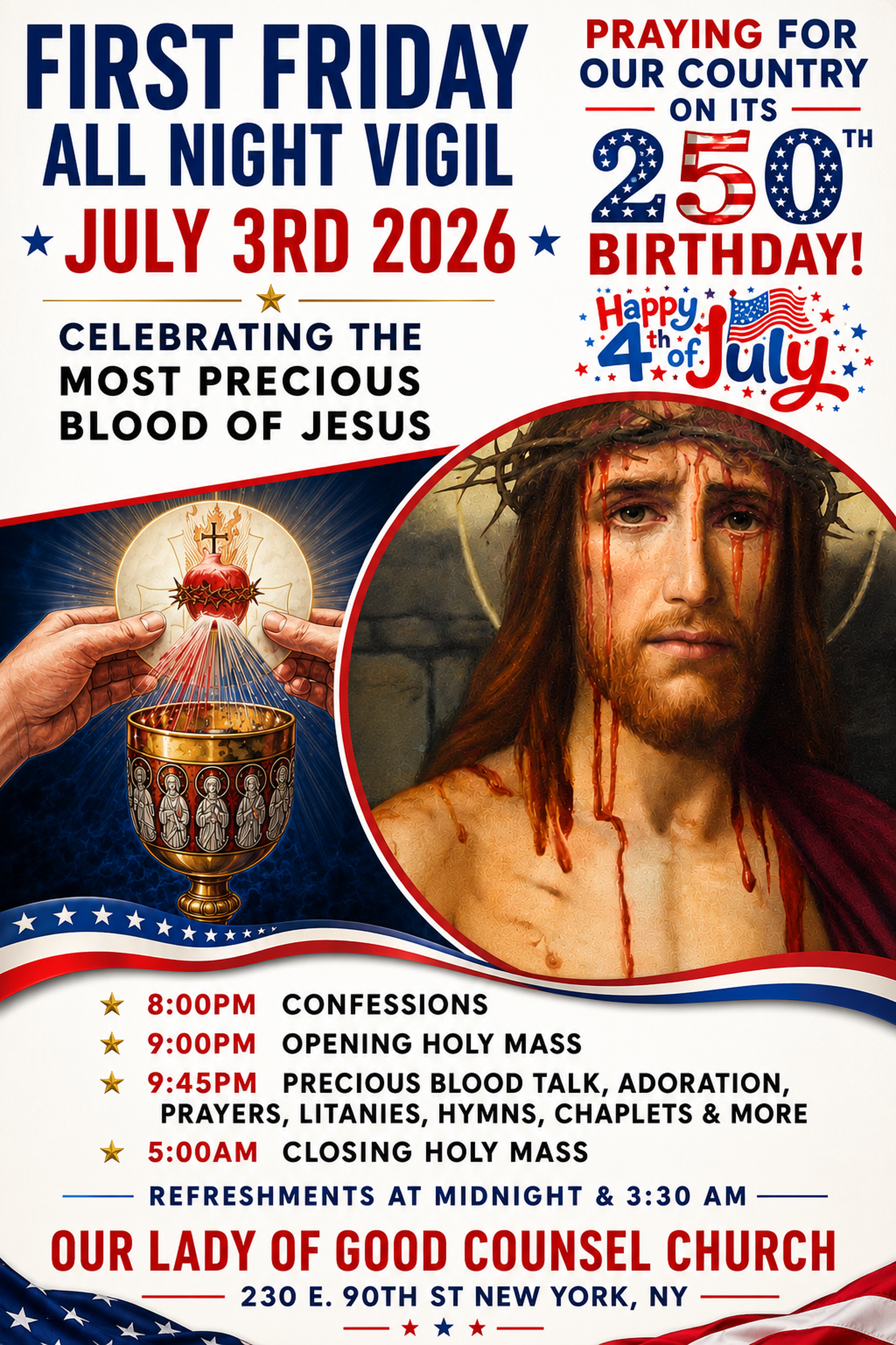 First Friday All Night Vigil - Our Lady of Good Counsel