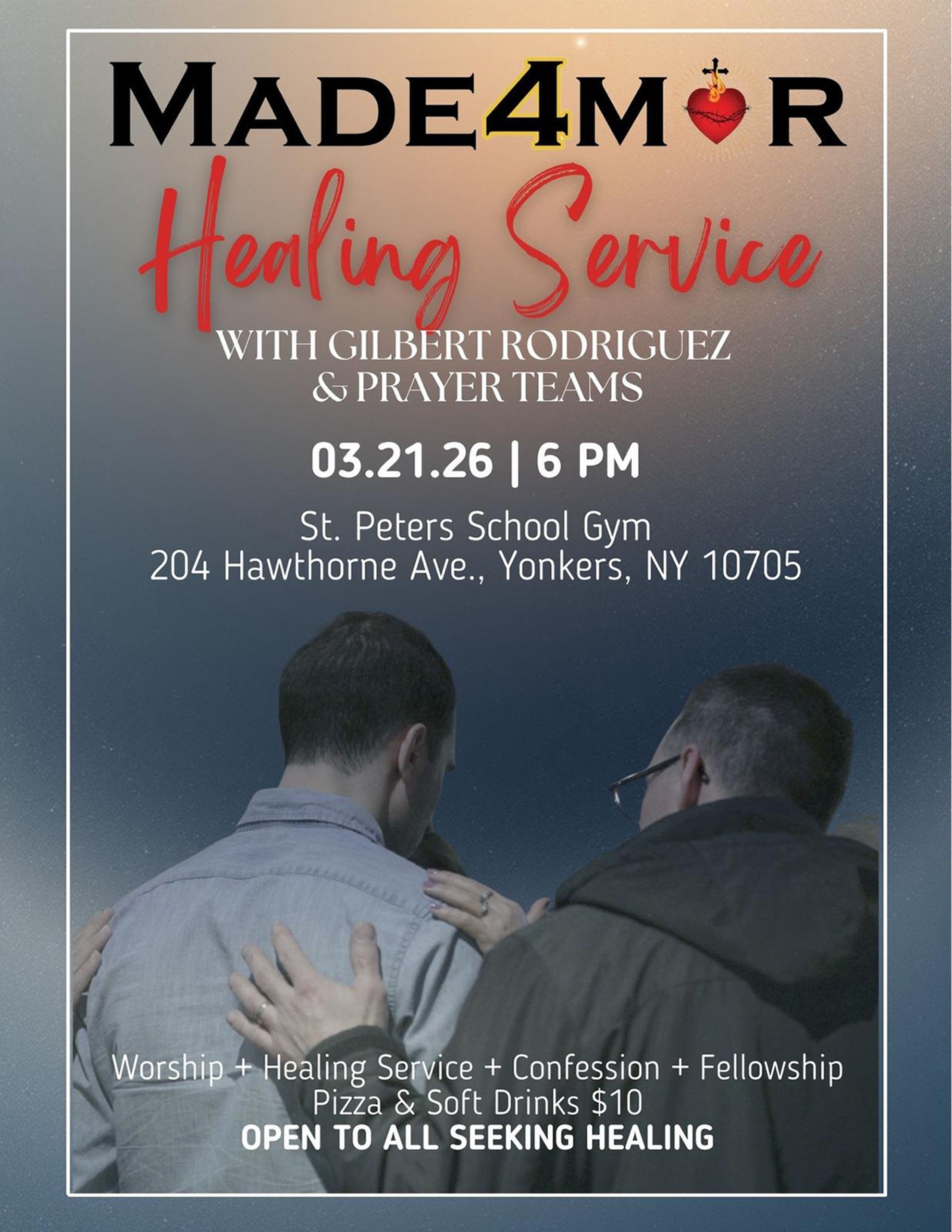 Young Adult Healing Service with Made4Mor