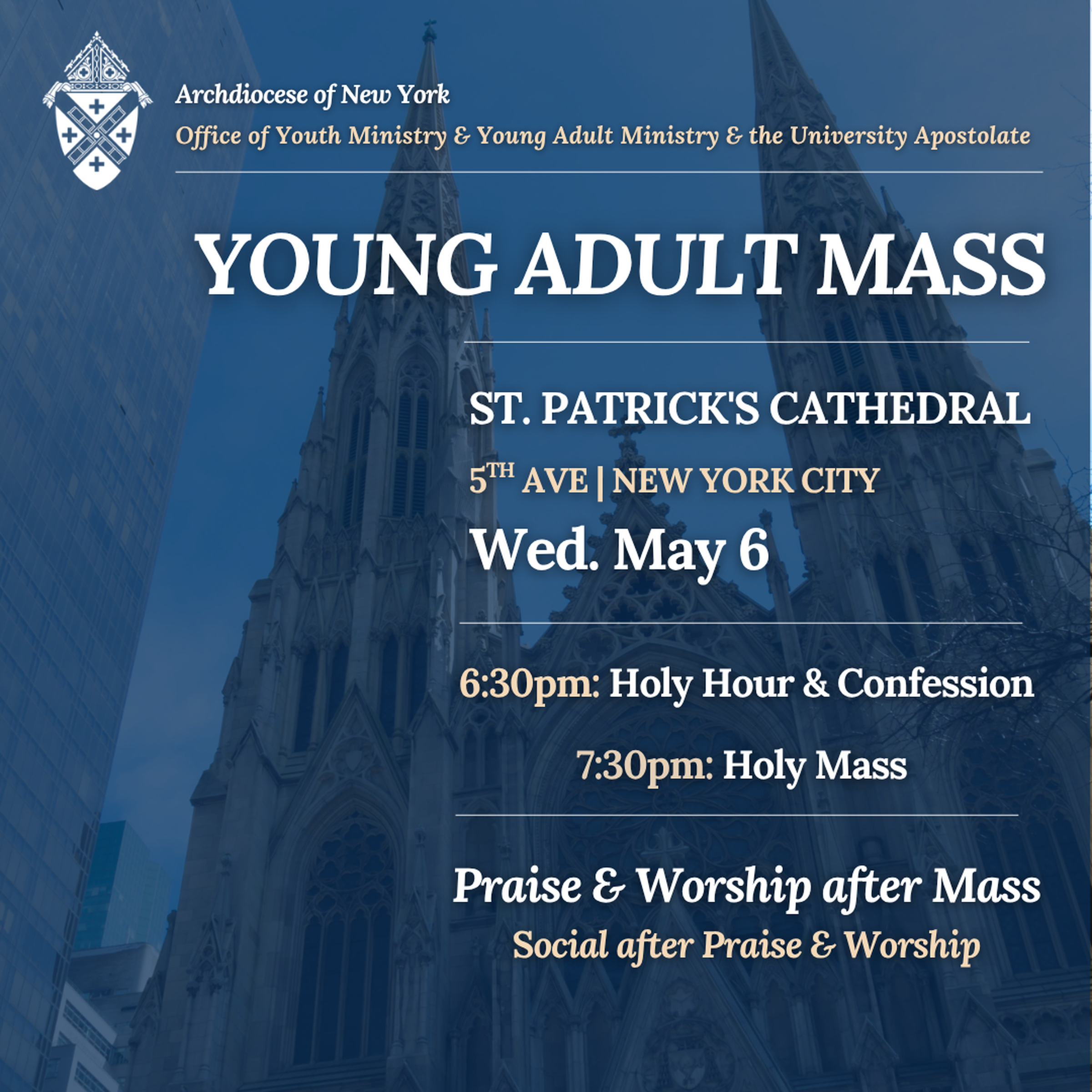 Young Adult Mass & Social﻿