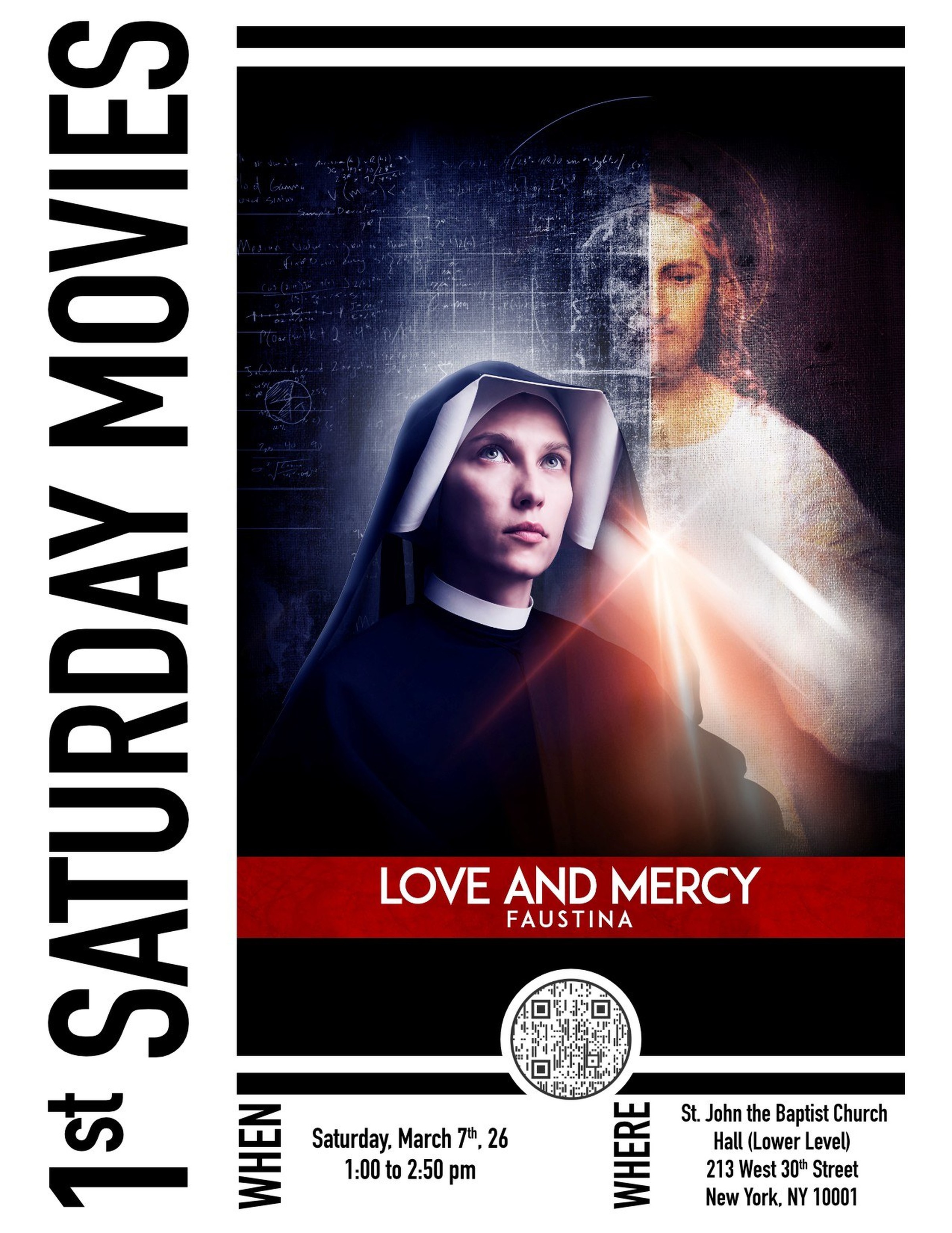 Christ-in-the-City - 1st Saturday Movies at St. John the Baptist Catholic Church NYC