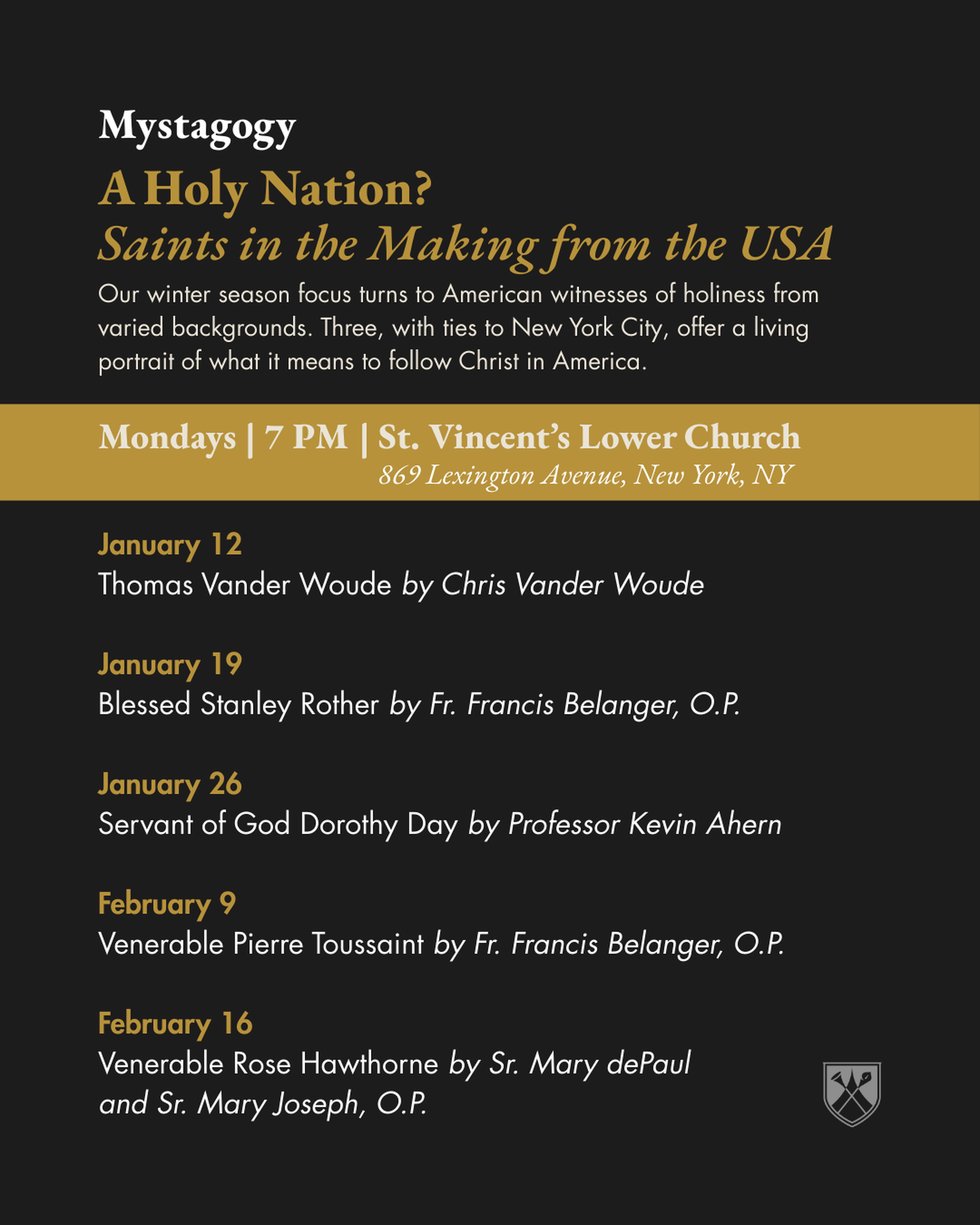 Mystagogy Winter 2026