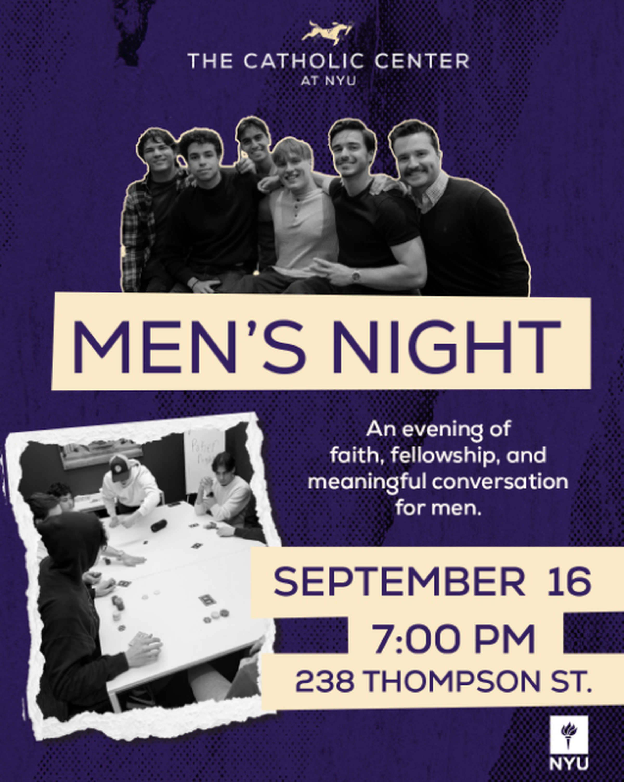 Men's Night at NYU Catholic Center