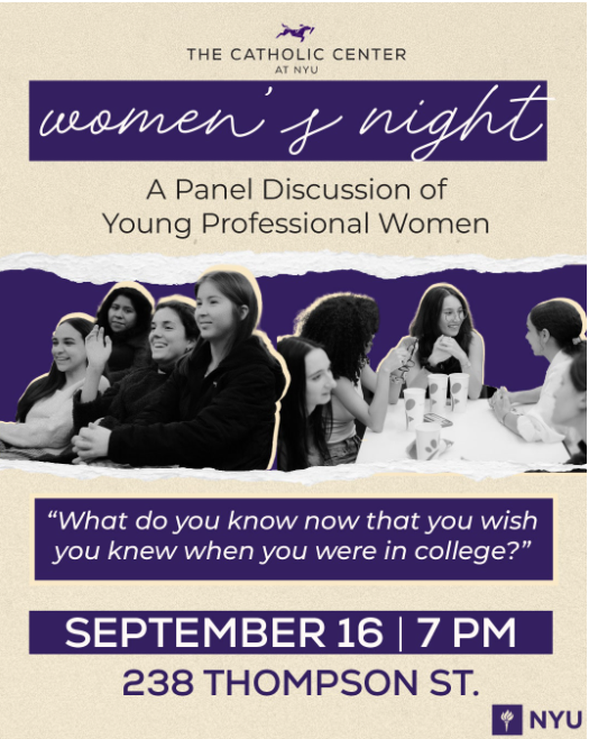 Women's Night at NYU Catholic Center