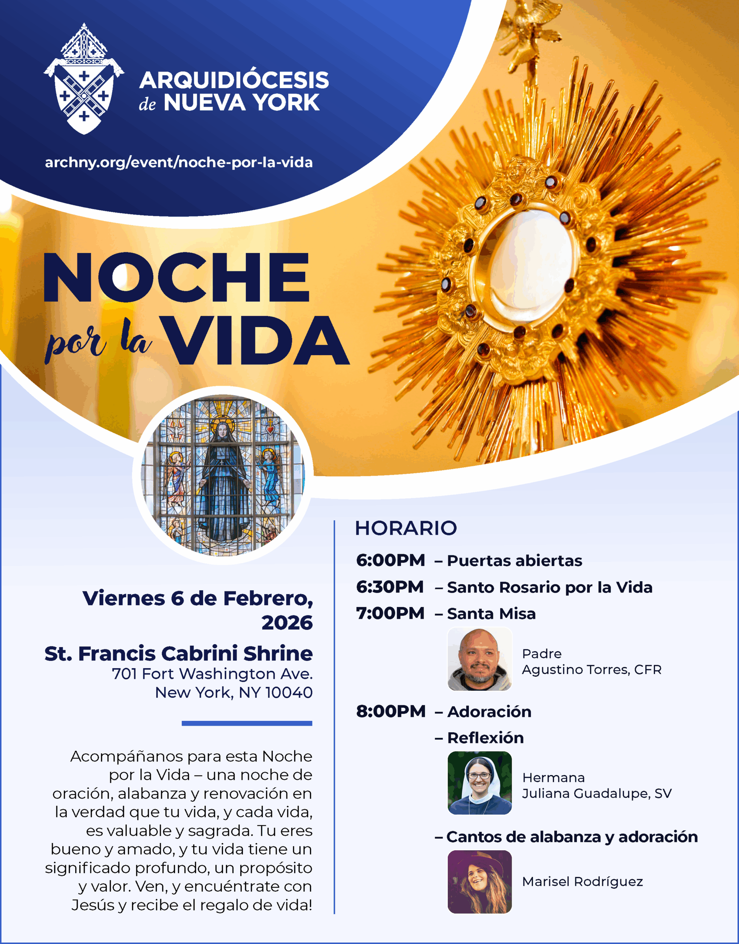 Noche por la Vida flyer