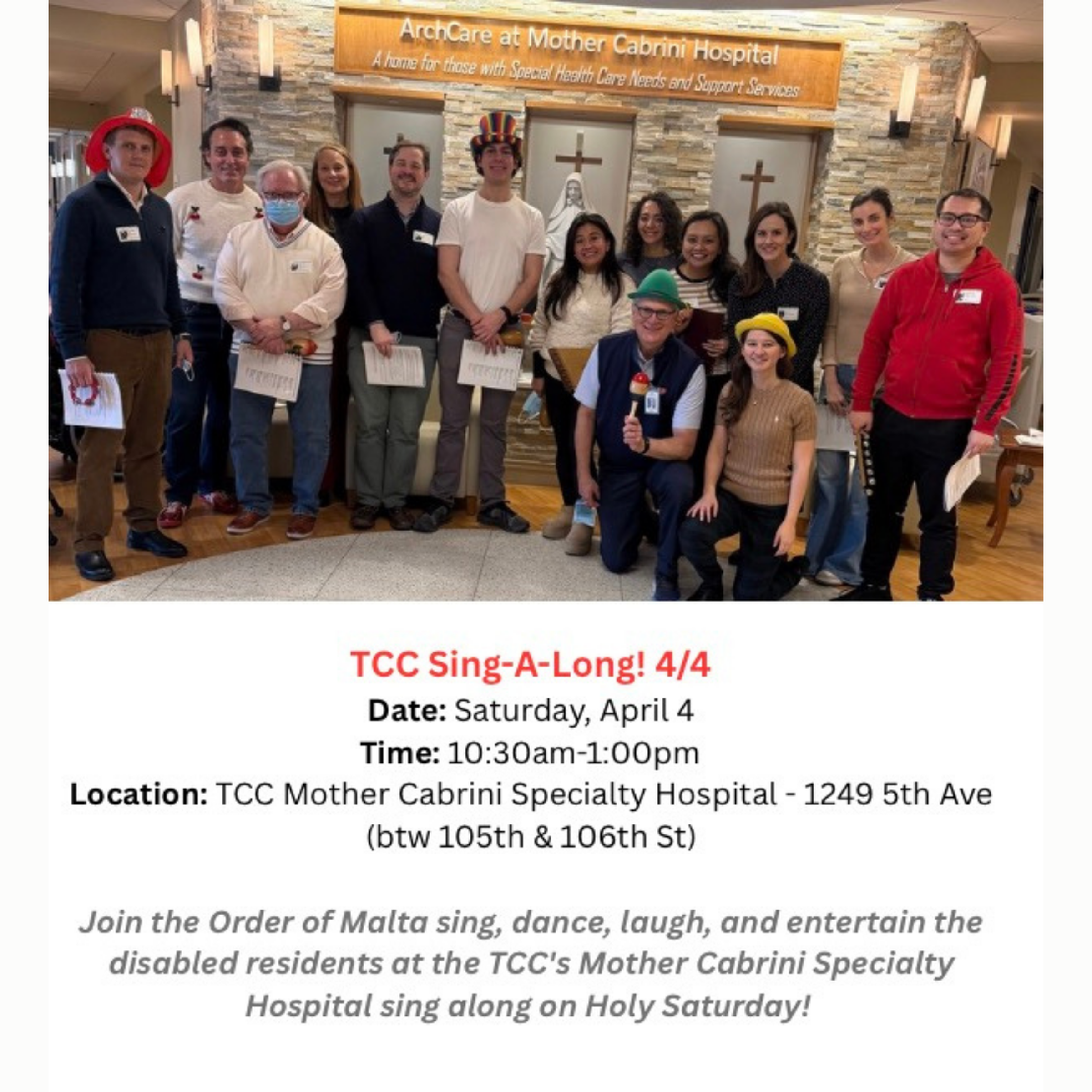 Order of Malta - TCC Sing-A-Long!