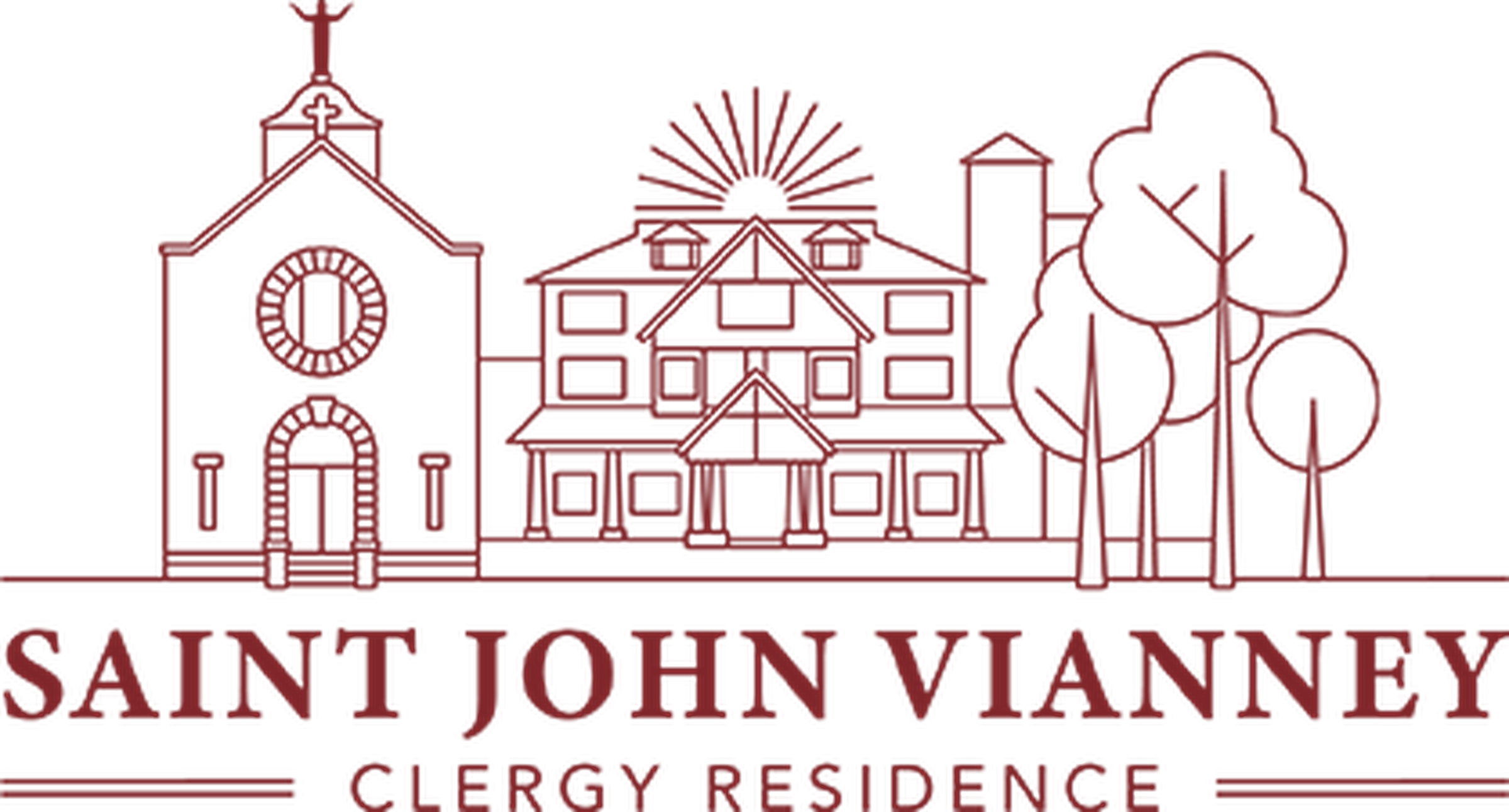 Saint John Vianney Logo options 04 1